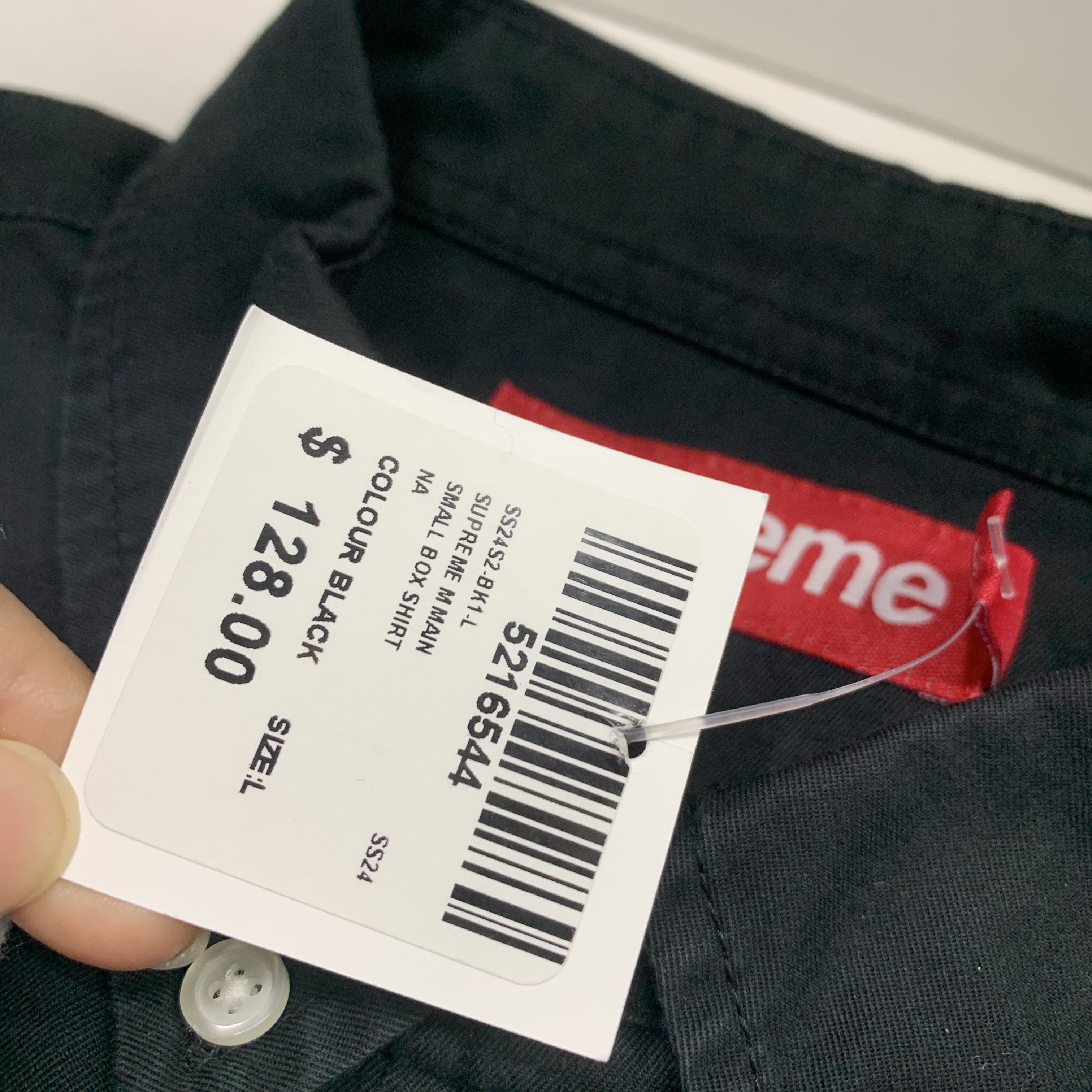 Supreme Supreme Small Box Shirt Black Size L Size US L / EU 52-54 / 3 - 5 Thumbnail