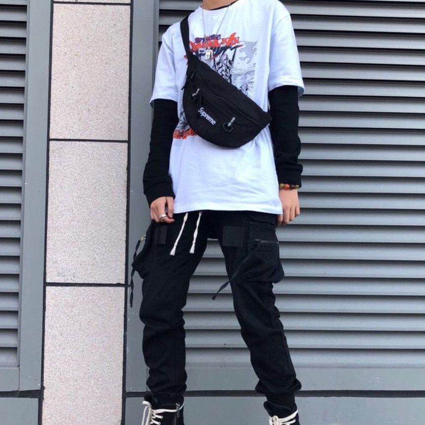 Supreme Supreme SS19 Jacquard Logo Waist Bag One Size Size ONE SIZE - 11 Thumbnail