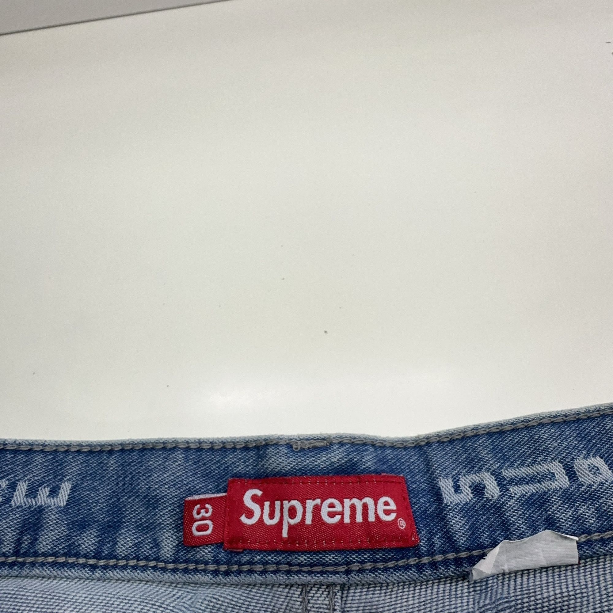 Supreme Supreme Logo Stripe Jacquard Denim Jeans Size 30 Size US 30 / EU 46 - 3 Thumbnail