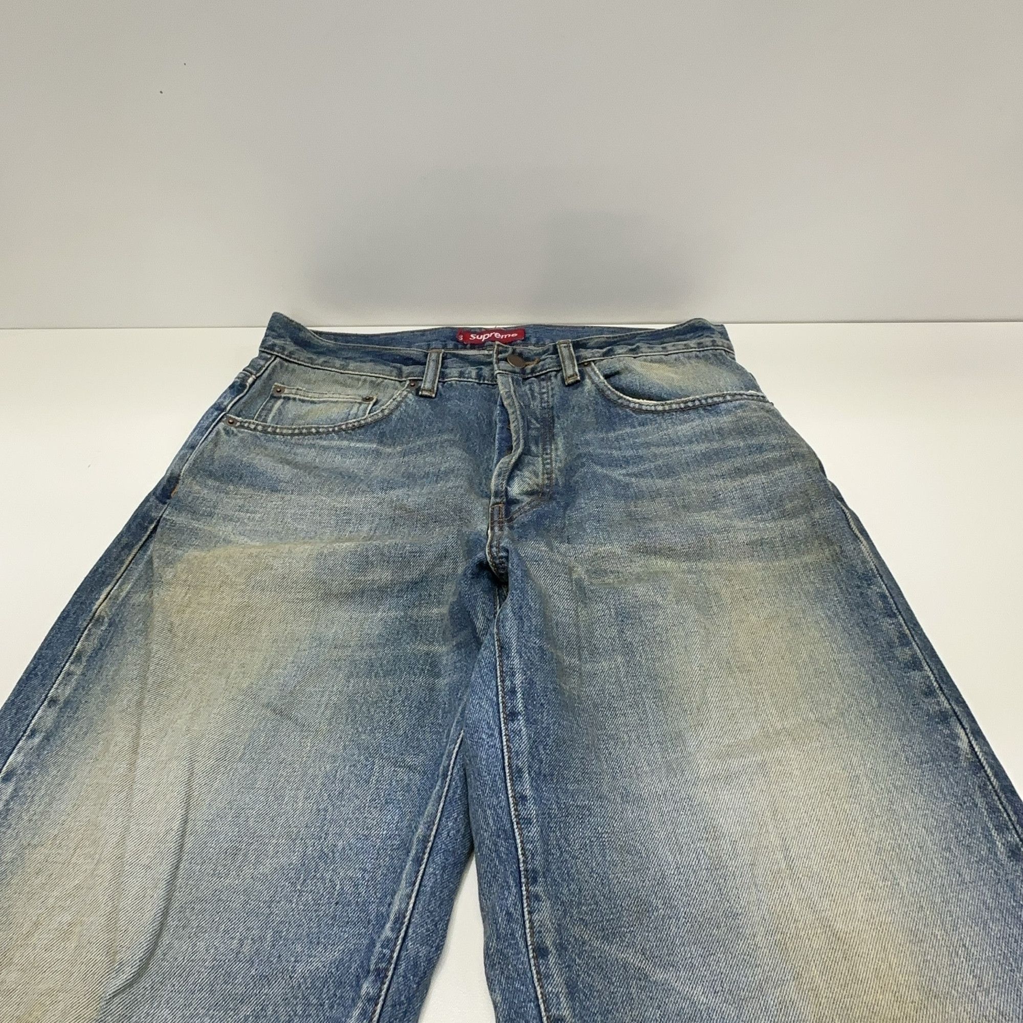 Supreme Supreme Distressed Selvedge Denim Jeans Size 30 Size US 30 / EU 46 - 6 Thumbnail