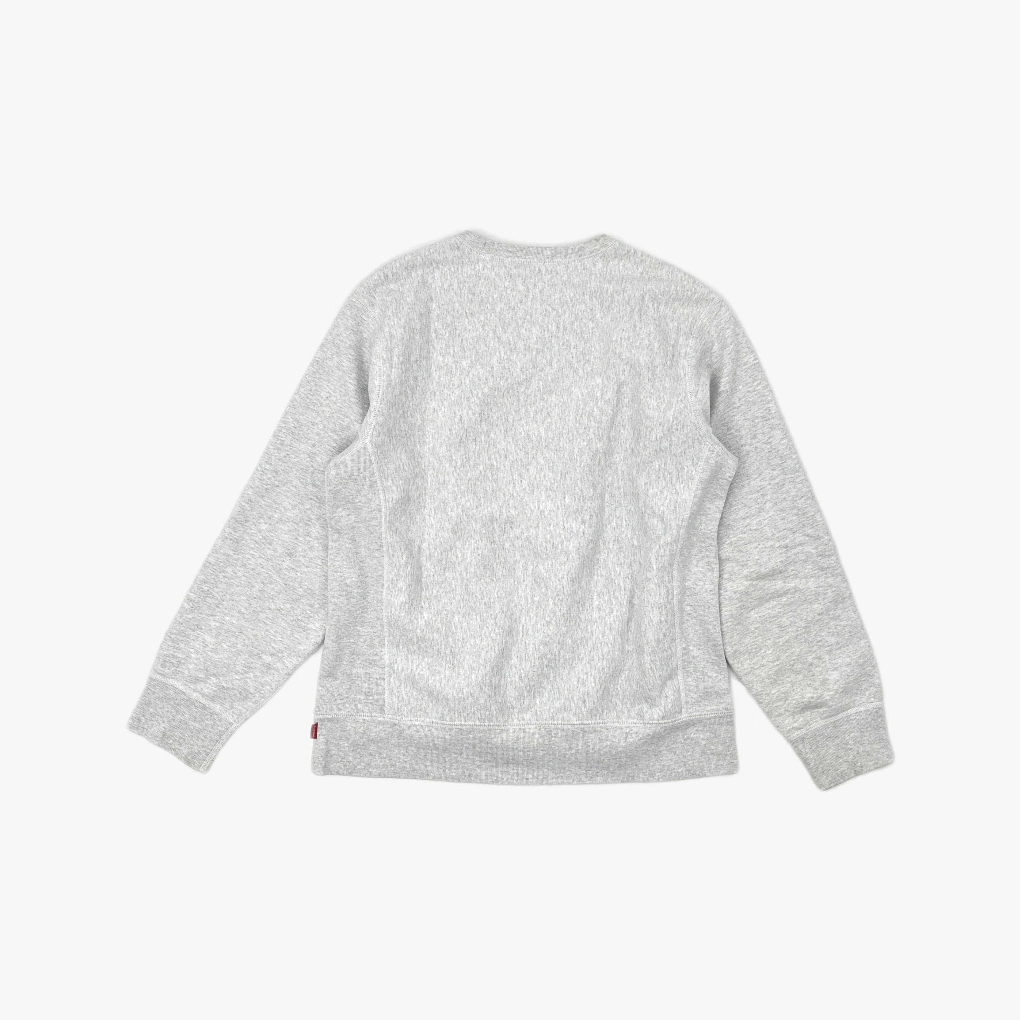 Supreme Supreme Box Logo Crewneck Sweatshirt Ash Grey Size M Size US M / EU 48-50 / 2 - 2 Thumbnail