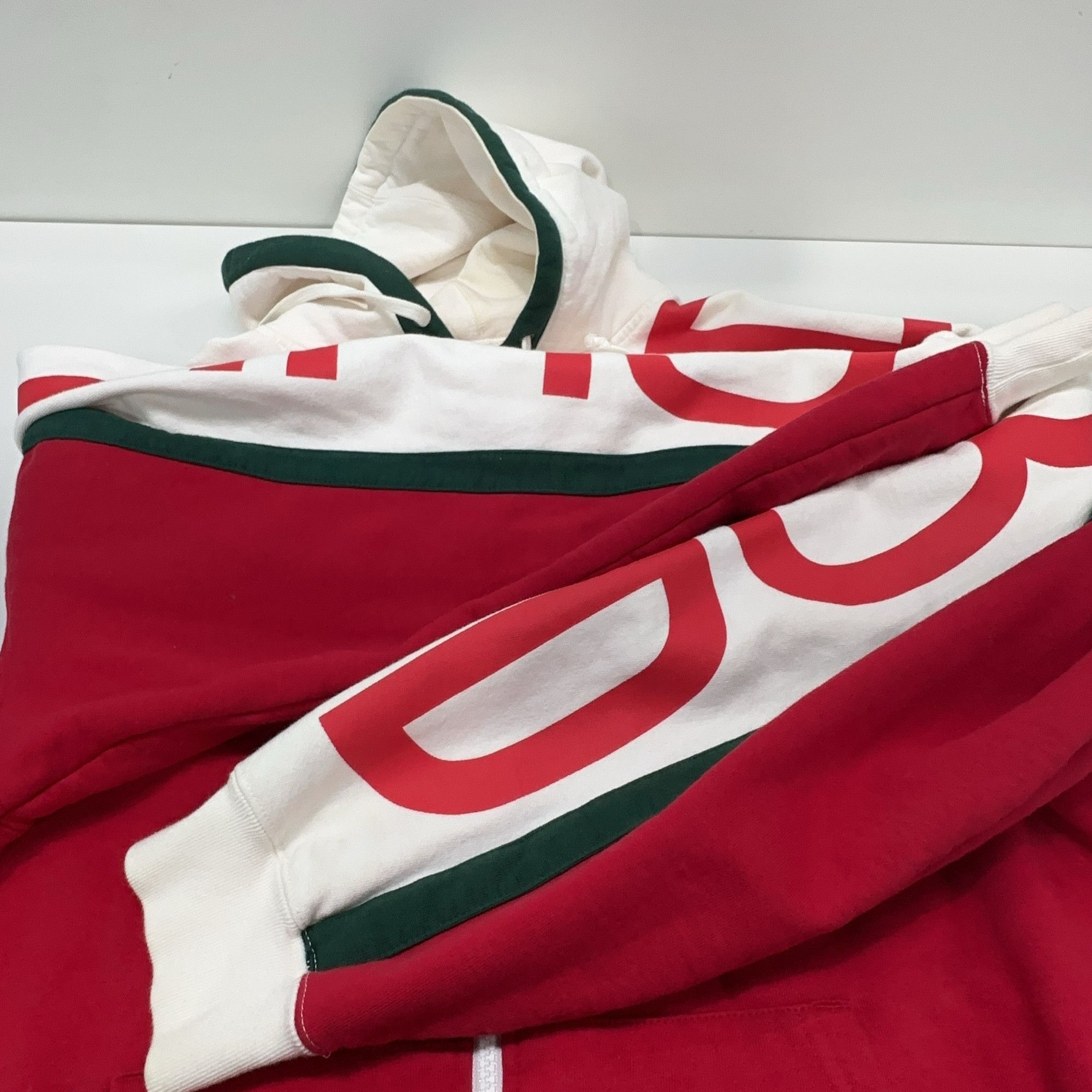 Supreme Supreme Paneled Big Logo Zip Up Hoodie Size XL Size US XL / EU 56 / 4 - 15 Thumbnail