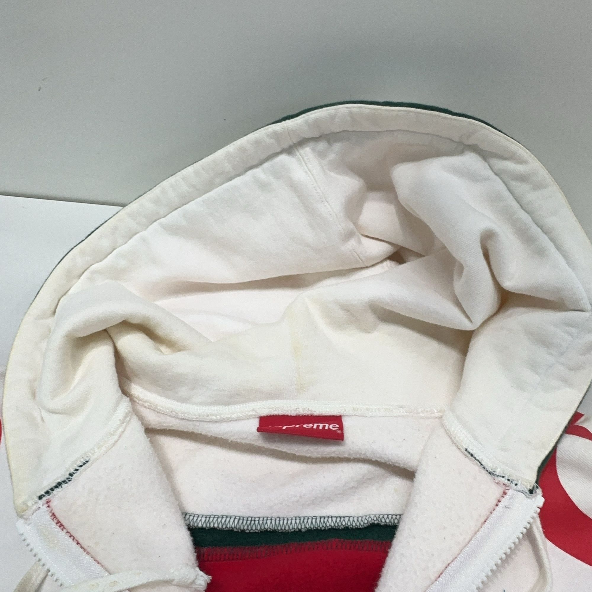 Supreme Supreme Paneled Big Logo Zip Up Hoodie Size XL Size US XL / EU 56 / 4 - 9 Thumbnail