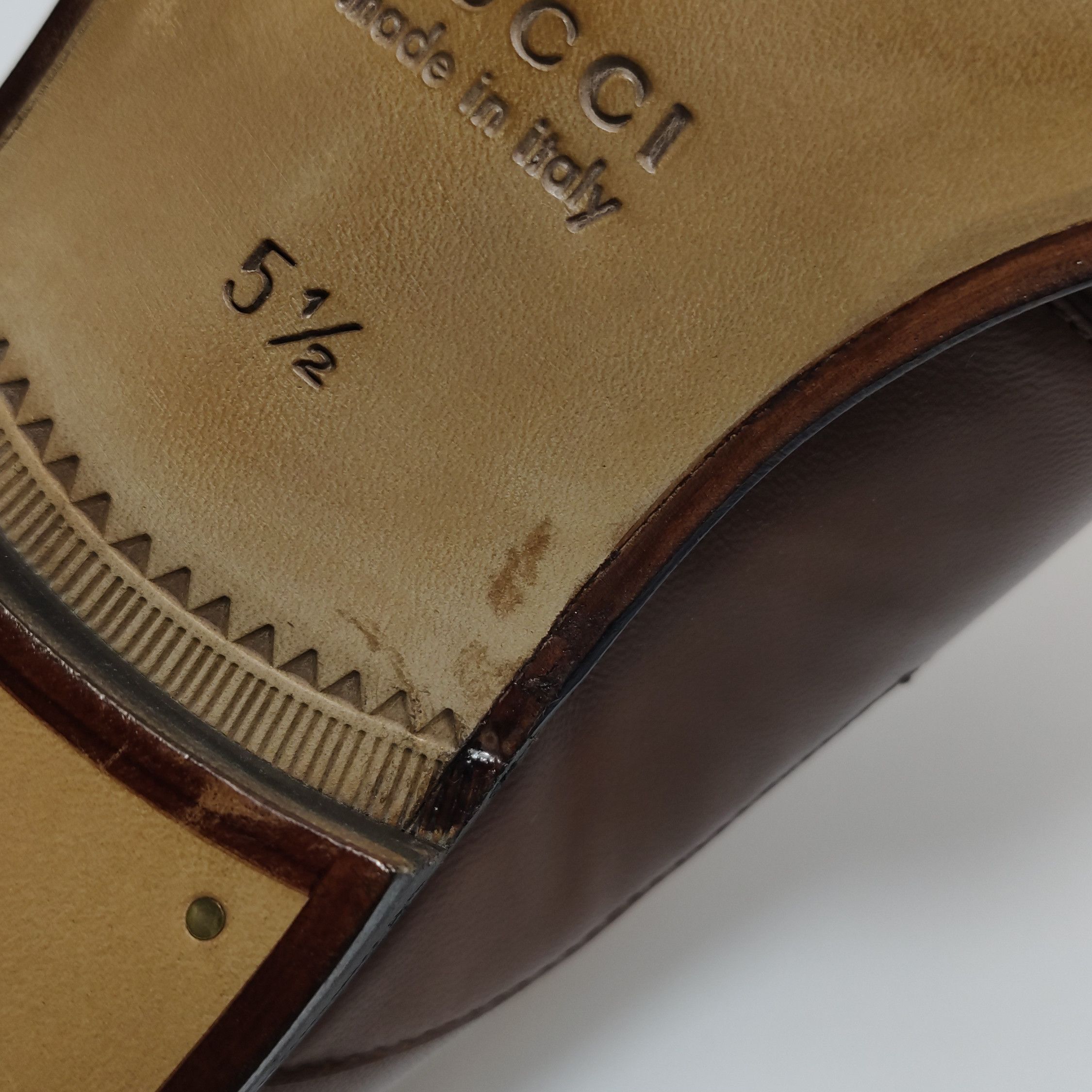 Gucci Gucci Men 6.5 Leather Size US 6.5 / EU 39-40 - 8 Thumbnail