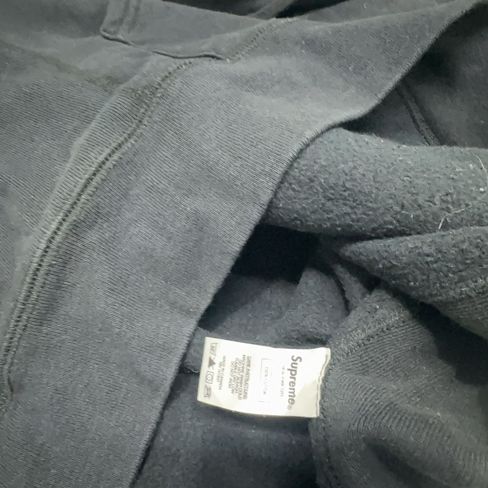 Supreme Supreme Classic Ad Hoodie Black Size XL Size US XL / EU 56 / 4 - 5 Thumbnail