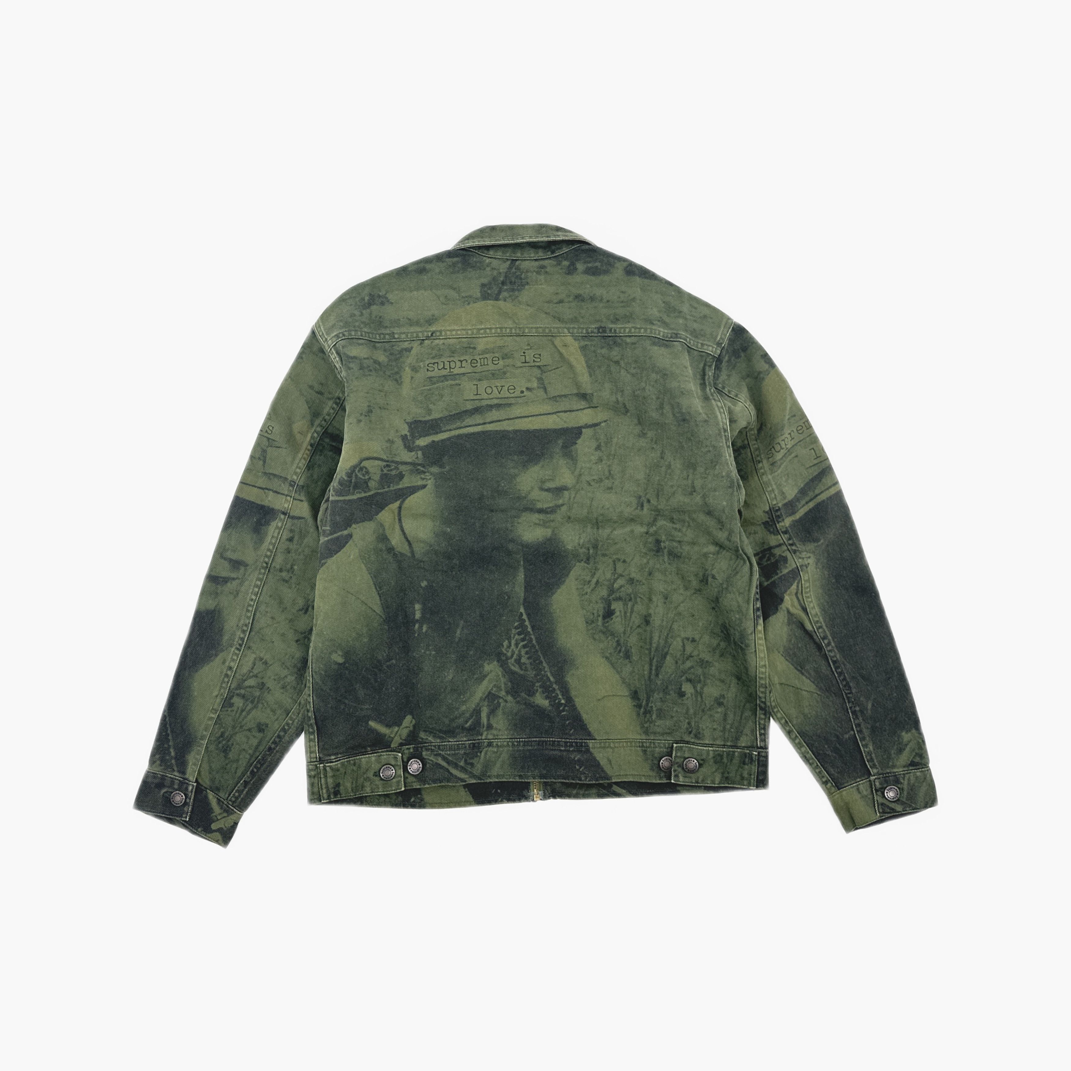 Supreme Supreme Is Love Denim Work Jacket Size M Size US M / EU 48-50 / 2 - 2 Thumbnail