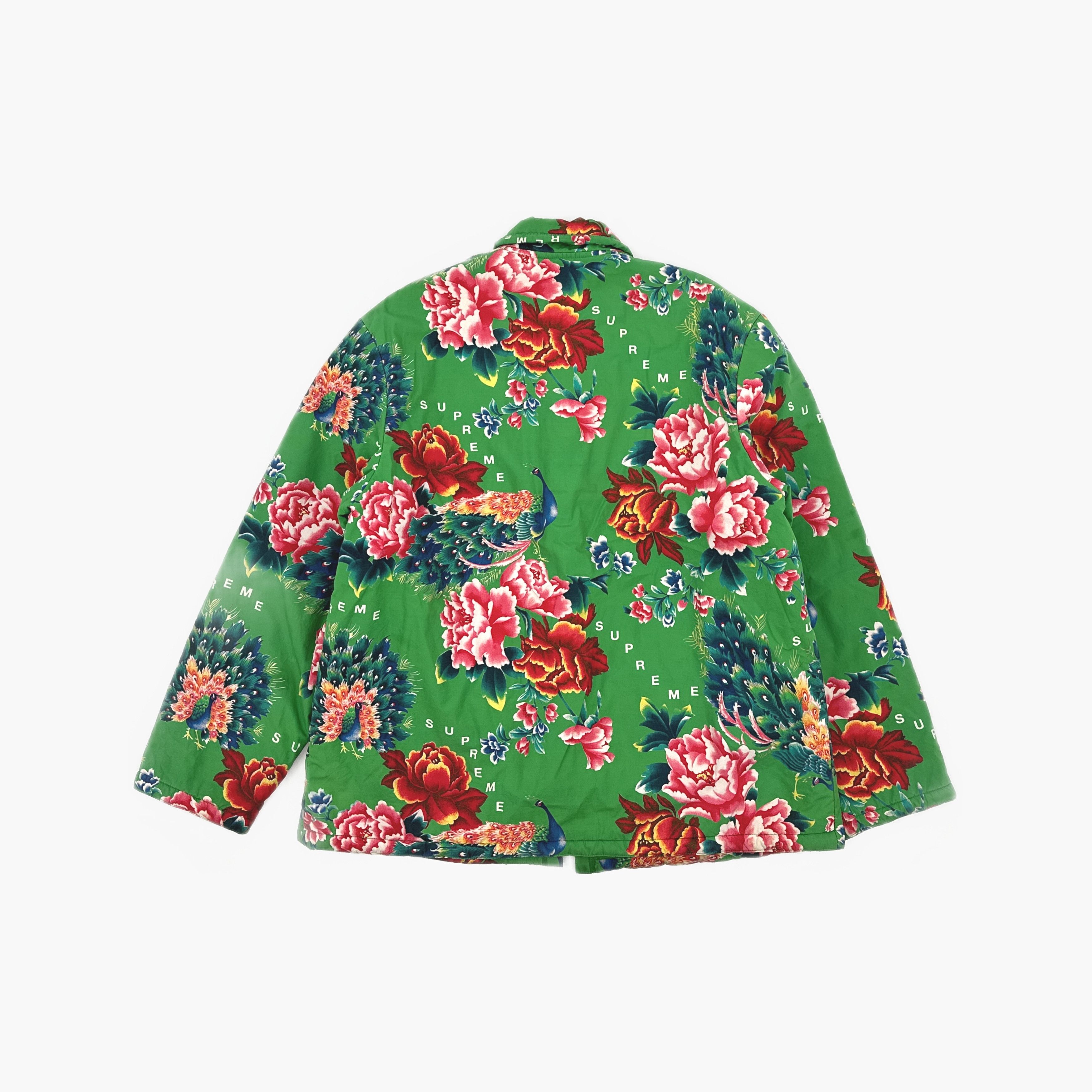 Supreme Supreme Peacock Floral Print Jacket Size L Size US L / EU 52-54 / 3 - 2 Thumbnail