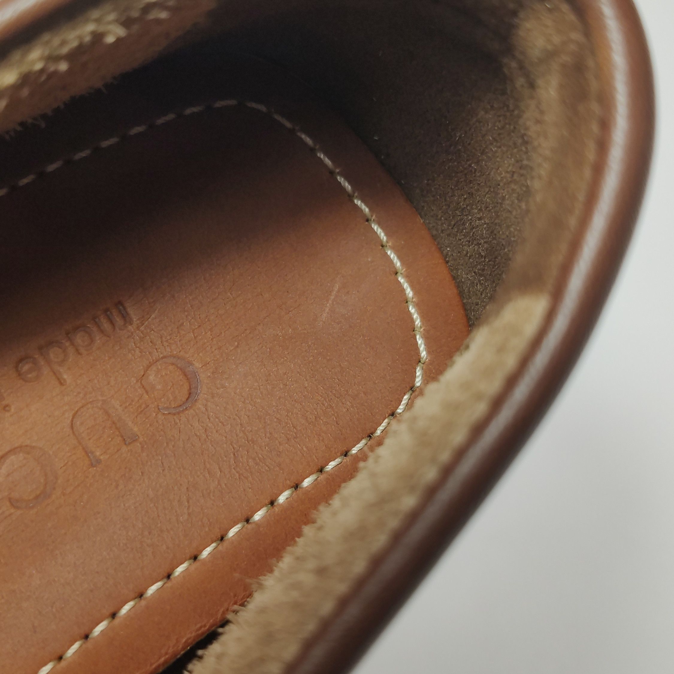 Gucci Gucci Men 5.5 Leather Size US 5.5 / EU 38 - 11 Thumbnail
