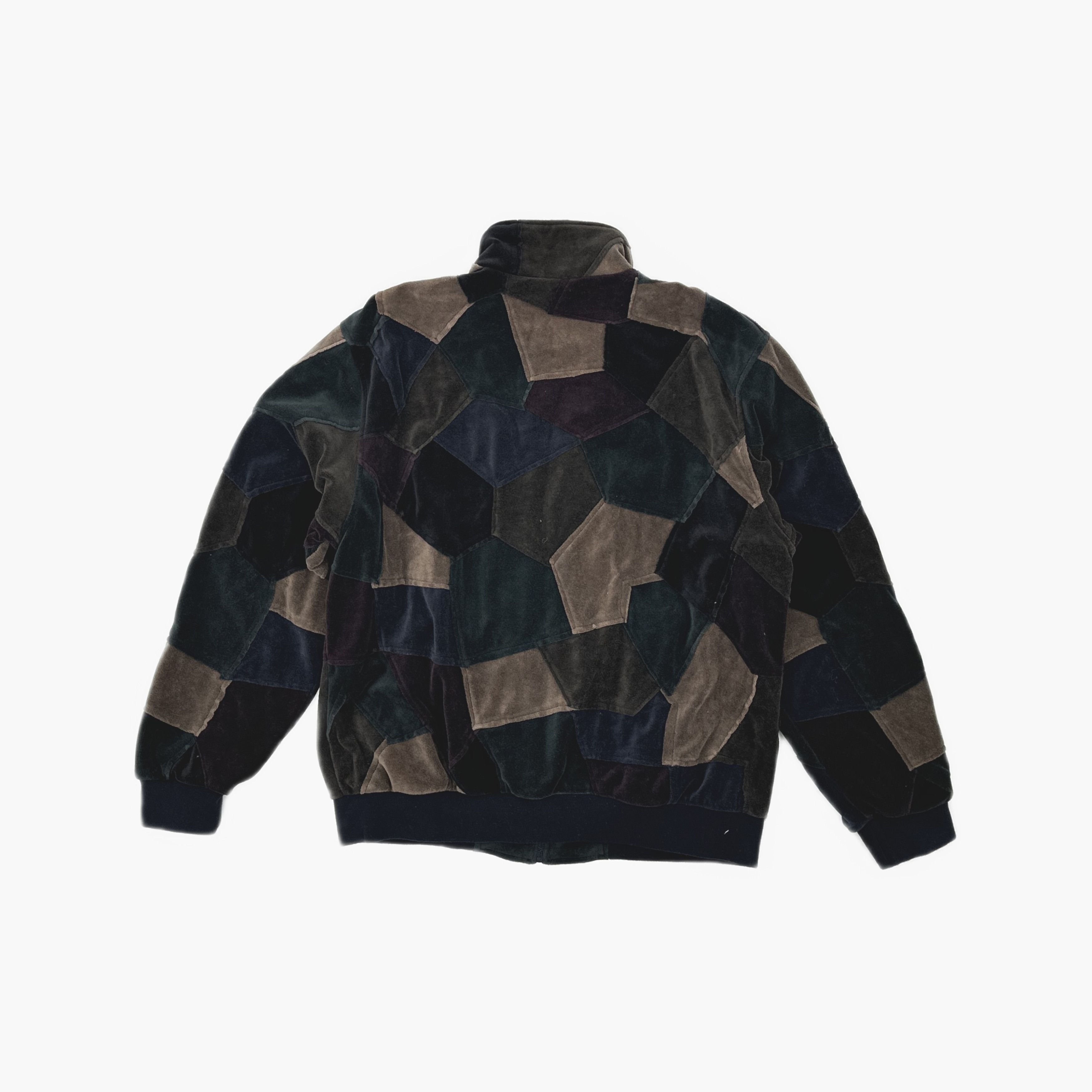 Supreme Supreme Patchwork Velour Track Jacket Size S Size US S / EU 44-46 / 1 - 2 Thumbnail