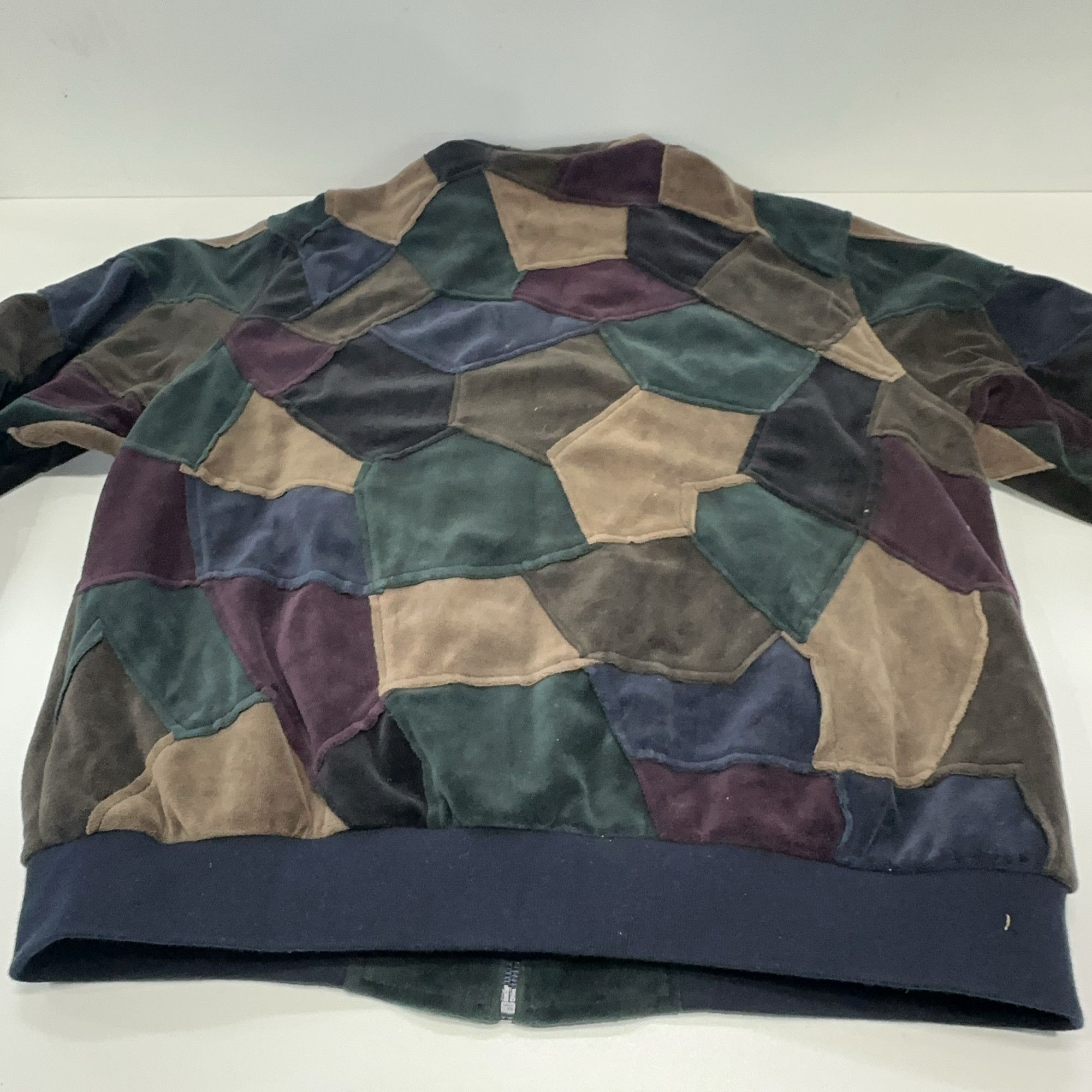 Supreme Supreme Patchwork Velour Track Jacket Size S Size US S / EU 44-46 / 1 - 8 Thumbnail