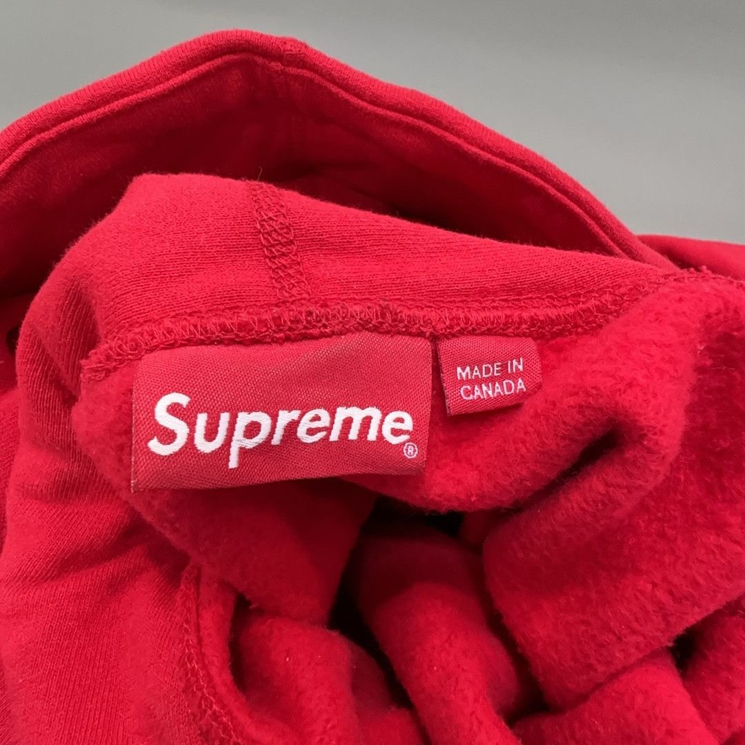 Supreme Supreme Swarovski Box Logo Hoodie Red Size M Size US M / EU 48-50 / 2 - 3 Thumbnail