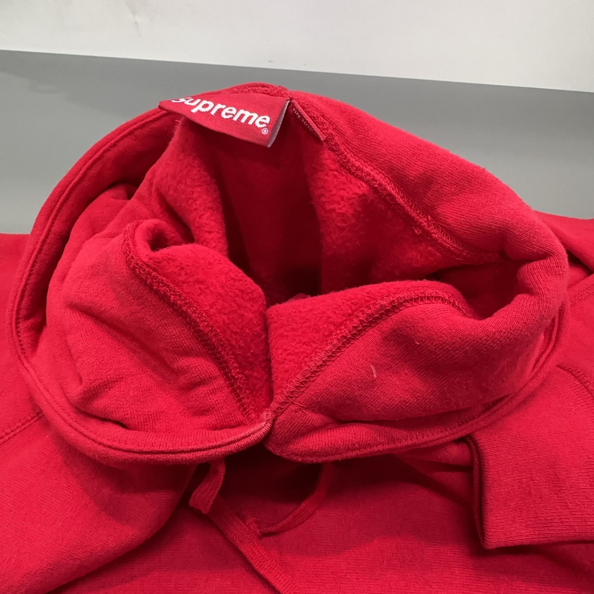 Supreme Supreme Swarovski Box Logo Hoodie Red Size M Size US M / EU 48-50 / 2 - 6 Thumbnail