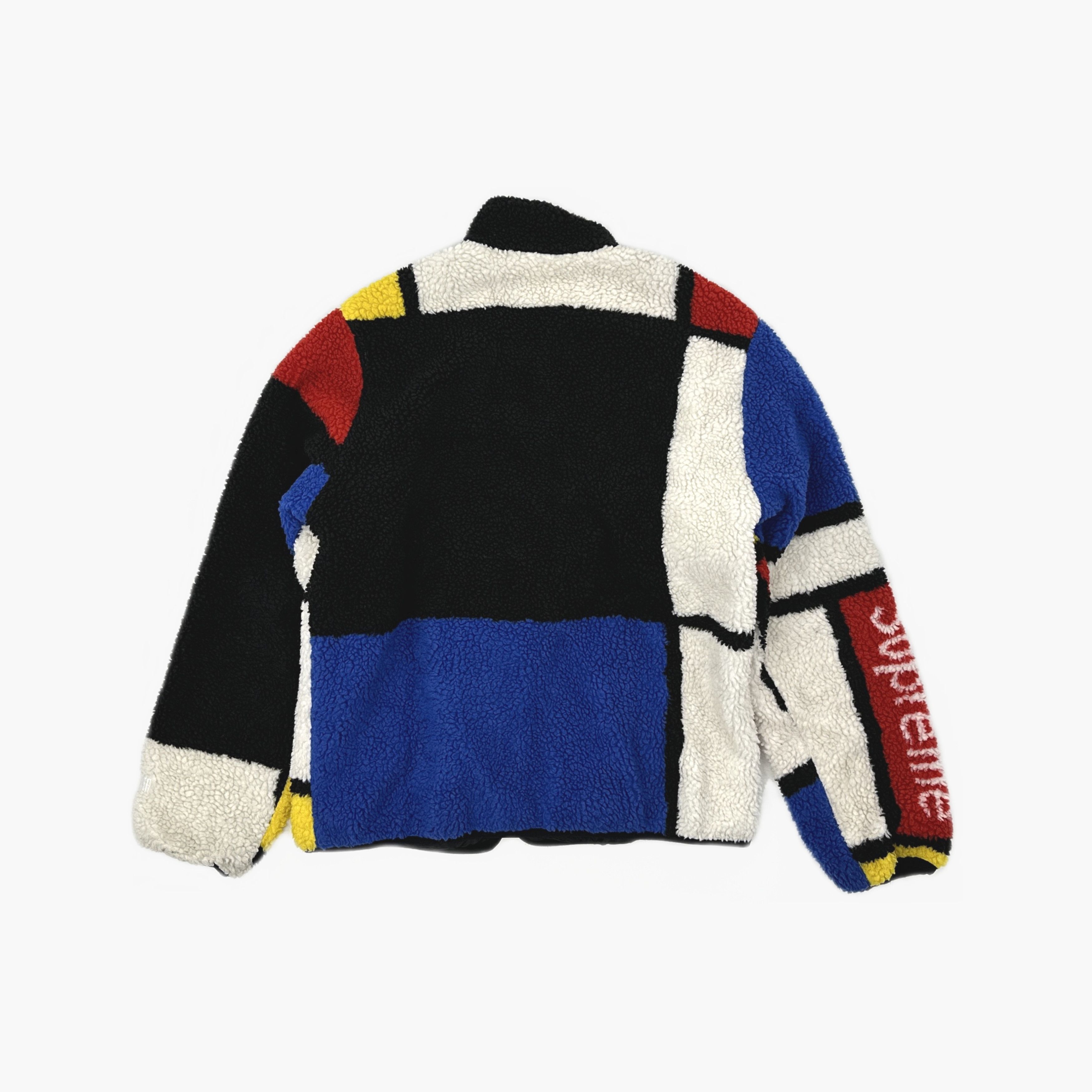 Supreme Supreme Colorblocked Fleece Jacket Size S Size US S / EU 44-46 / 1 - 2 Thumbnail