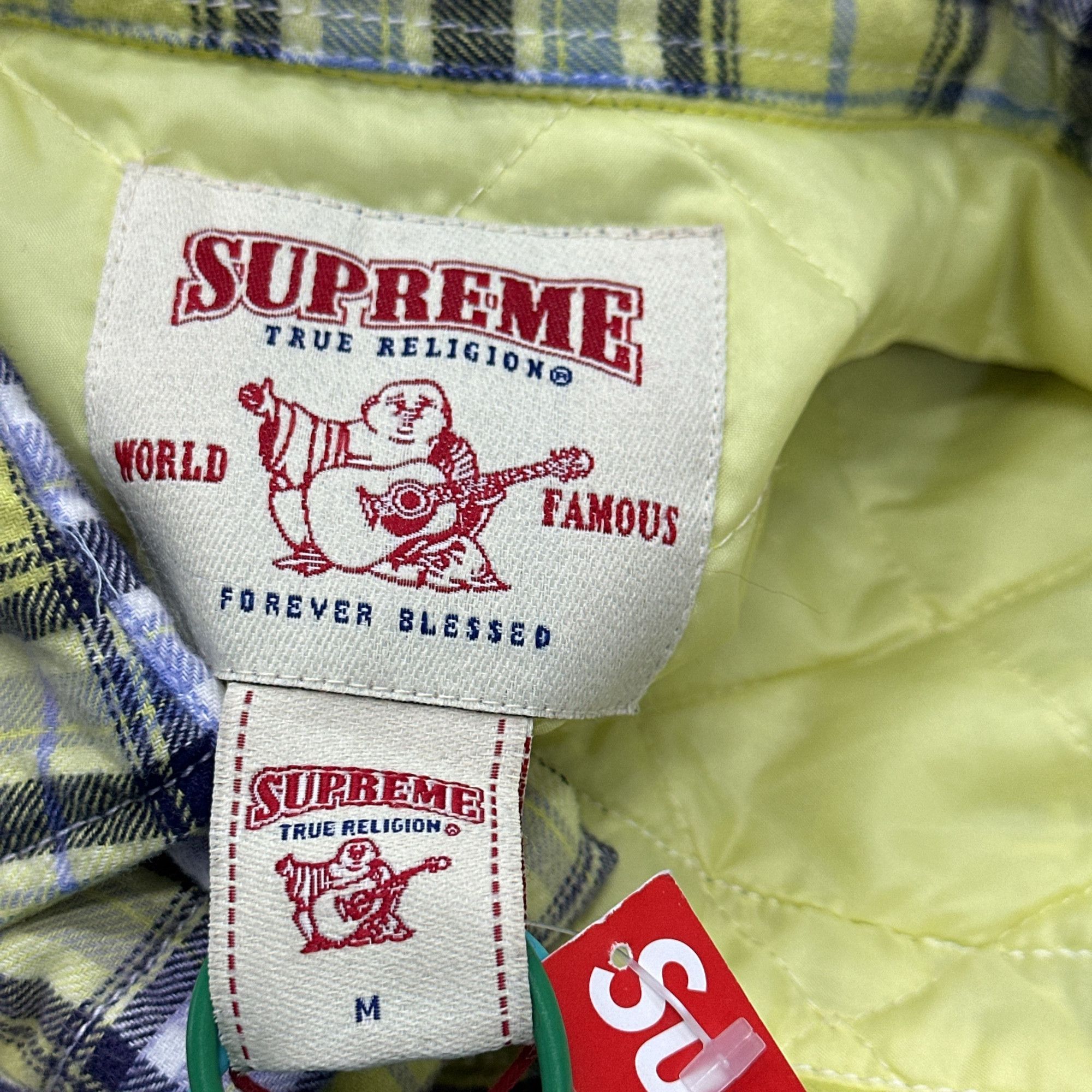 Supreme Supreme x True Religion Plaid Quilted Flannel Shirt M Size US M / EU 48-50 / 2 - 2 Thumbnail