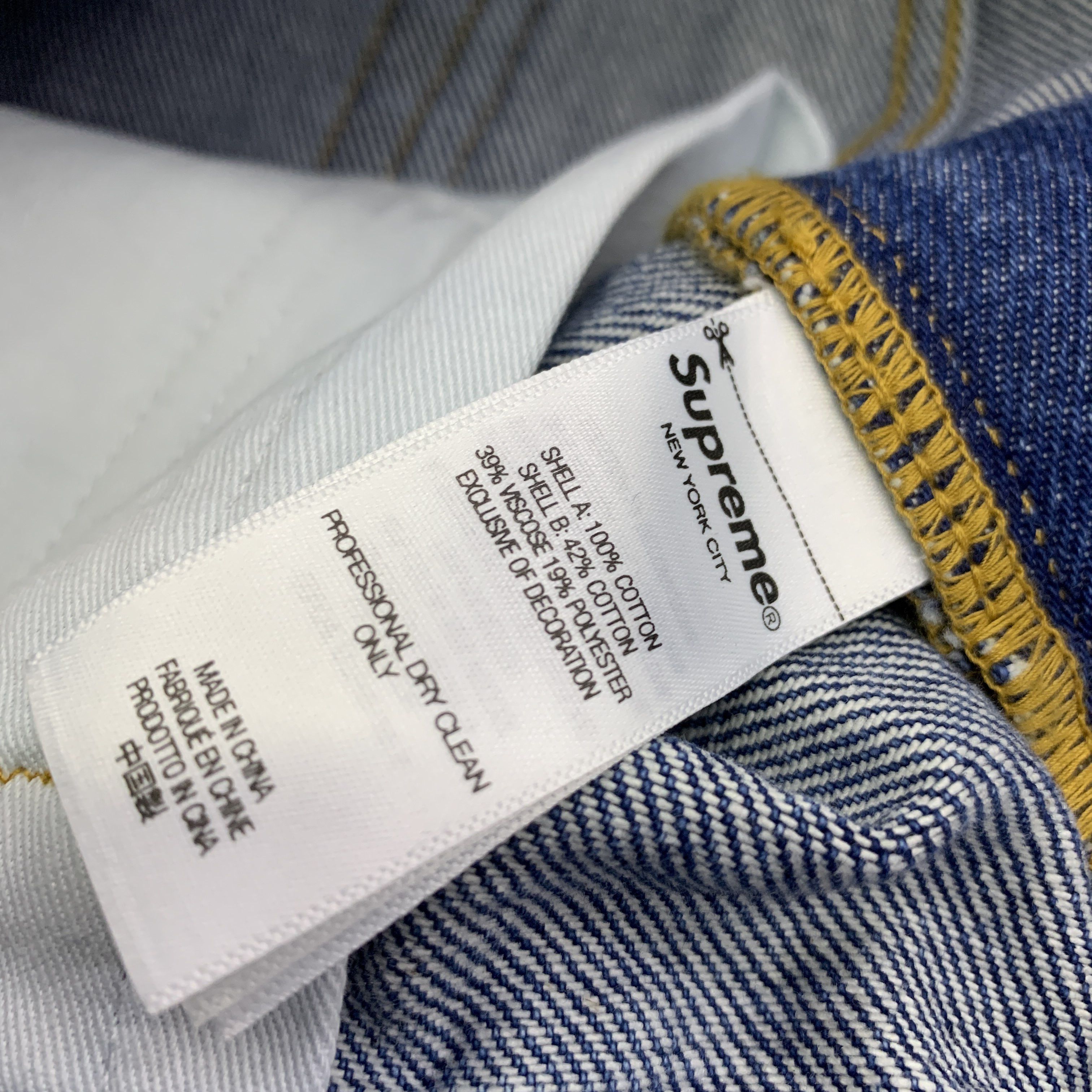 Supreme Supreme Leopard Pocket Denim Jeans Size 34 Size US 34 / EU 50 - 3 Thumbnail