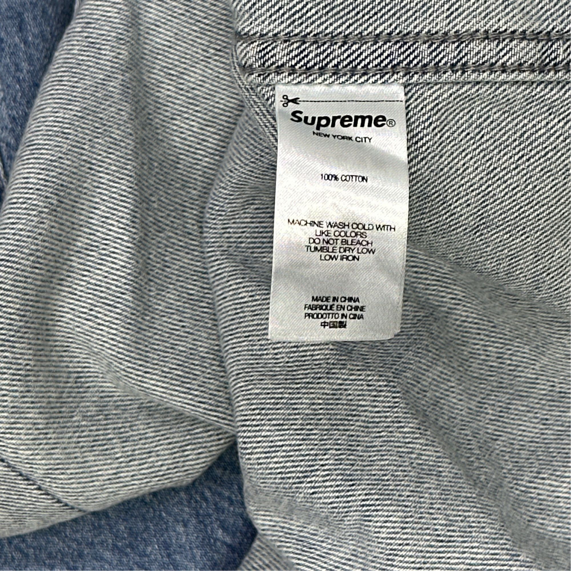 Supreme Supreme Denim Painter Shirt Size M Size US M / EU 48-50 / 2 - 2 Thumbnail