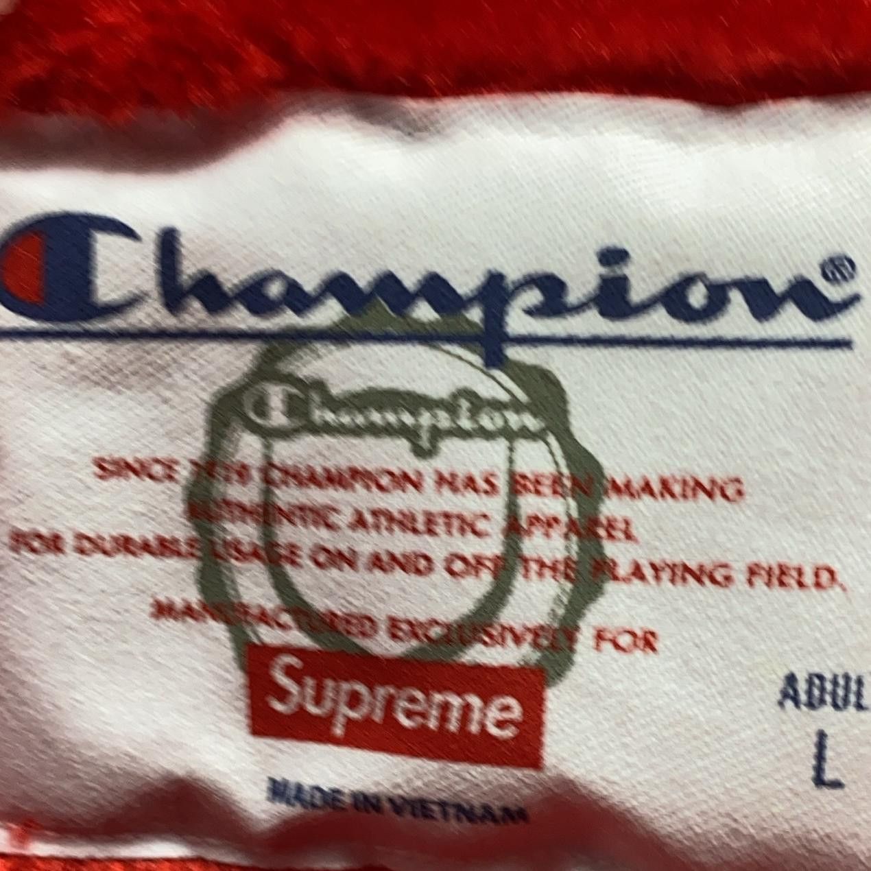 Supreme Supreme x Champion Logo Coaches Jacket Size L Size US L / EU 52-54 / 3 - 6 Thumbnail