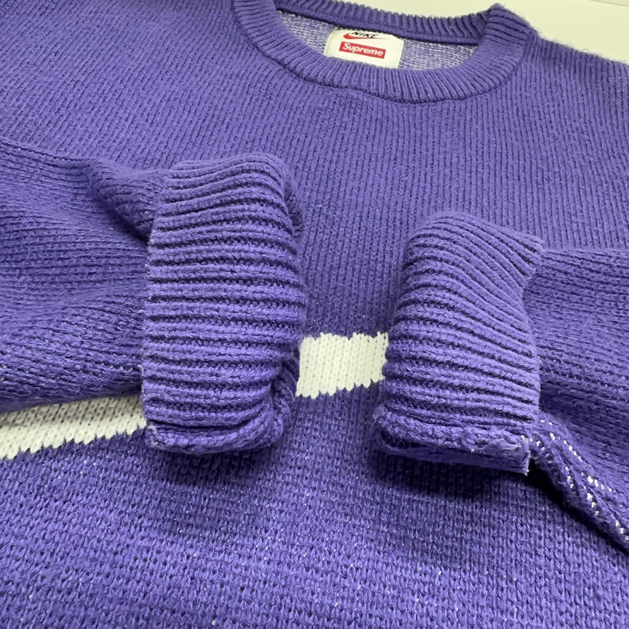 Supreme Supreme x Nike Swoosh Sweater Size XL Size US XL / EU 56 / 4 - 8 Thumbnail