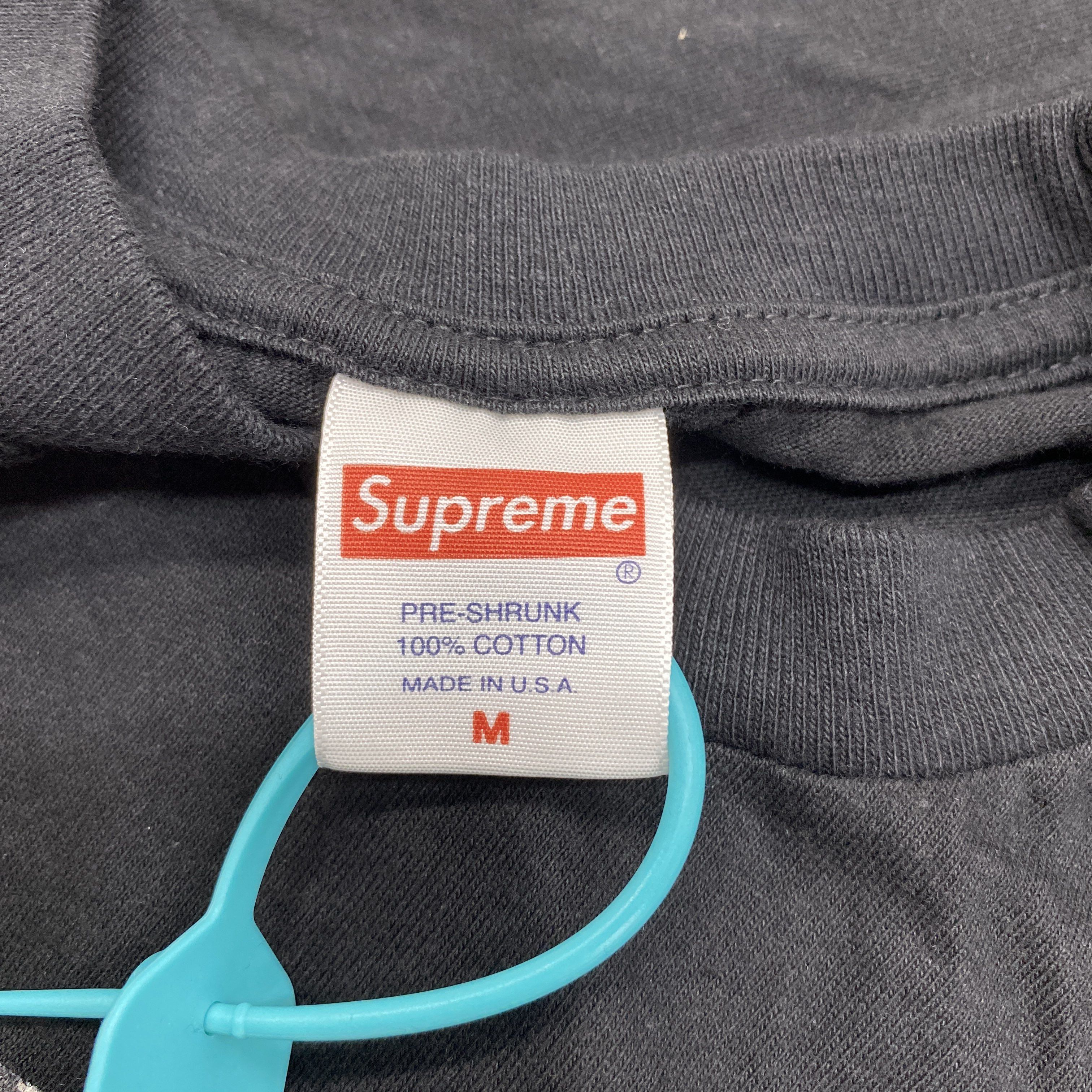 Supreme Supreme Nas Tee Black Size M Size US M / EU 48-50 / 2 - 3 Thumbnail
