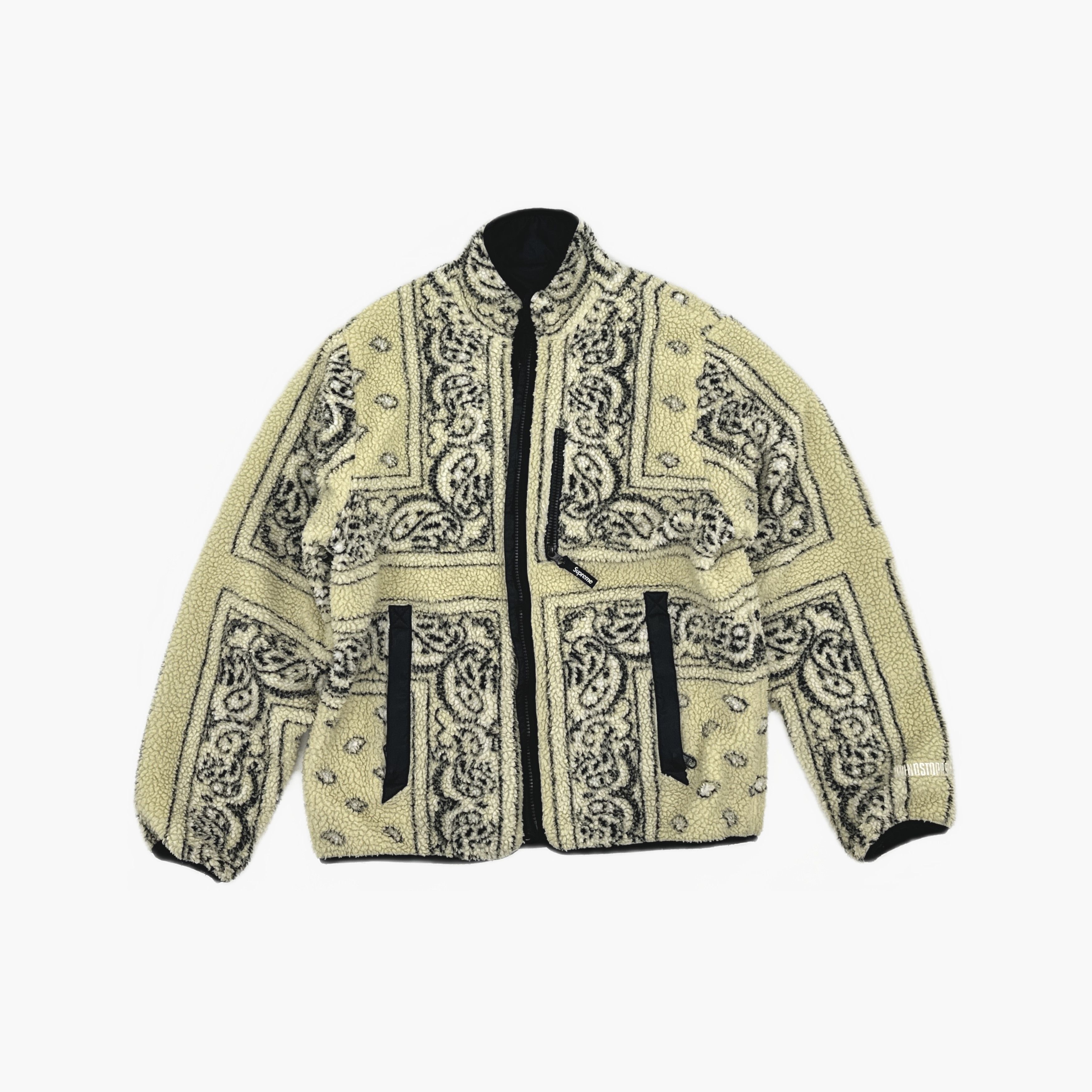 Supreme Supreme Reversible Bandana Fleece Jacket Size M Size US M / EU 48-50 / 2 - 3 Thumbnail