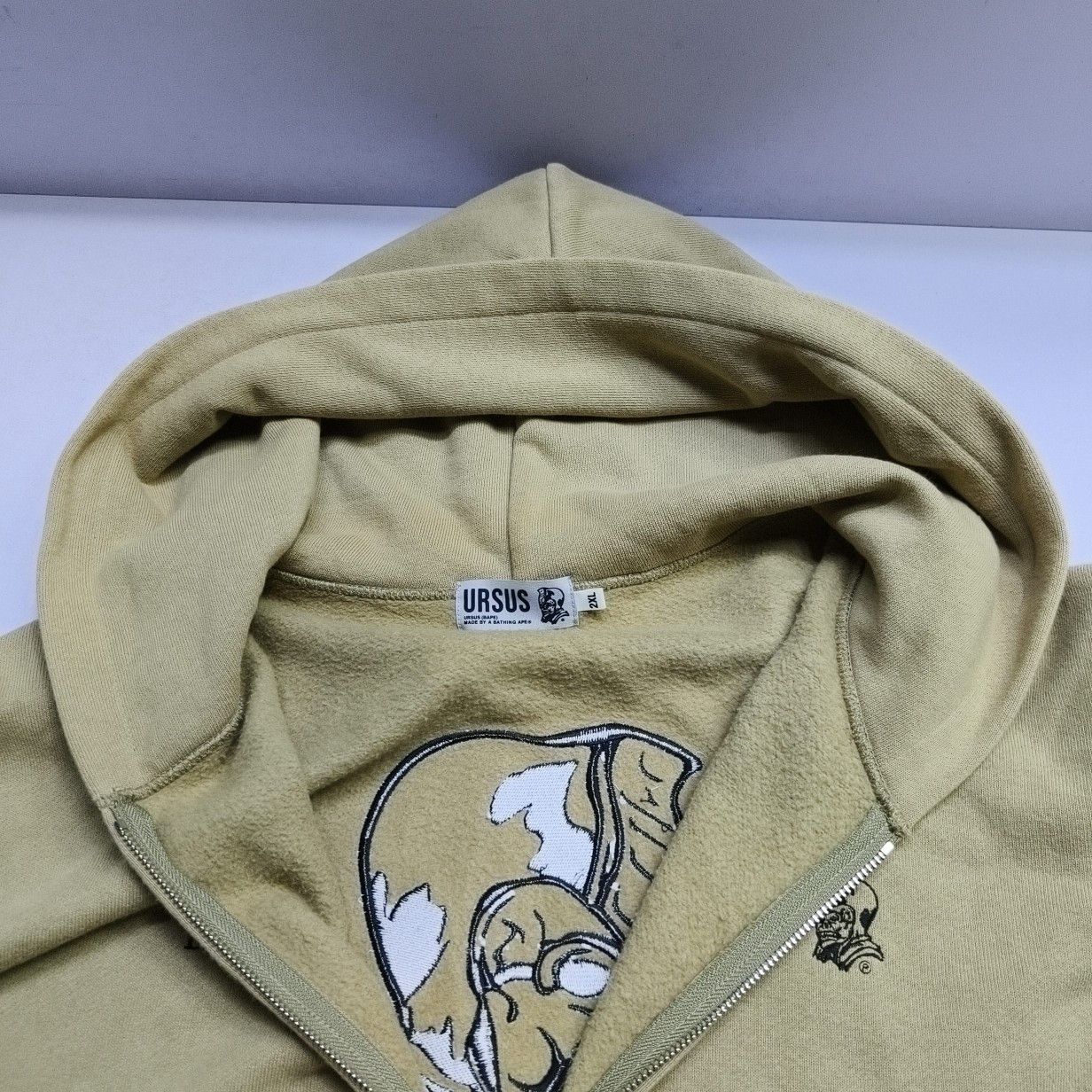 Bape A Bathing Ape Ursus Bape Skull Logo Zip Hoodie Size XXL Size US XXL / EU 58 / 5 - 7 Thumbnail