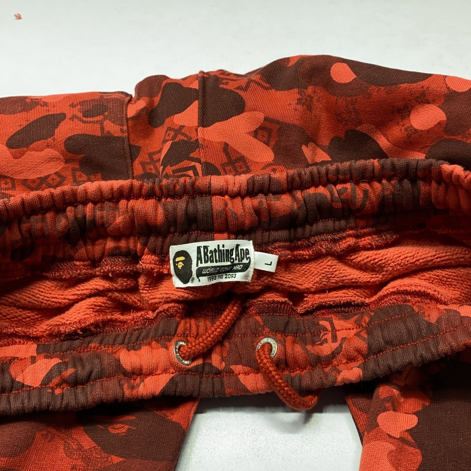 Bape A Bathing Ape x CLOT Camo Sweatpants Size L Size US 34 / EU 50 - 6 Thumbnail
