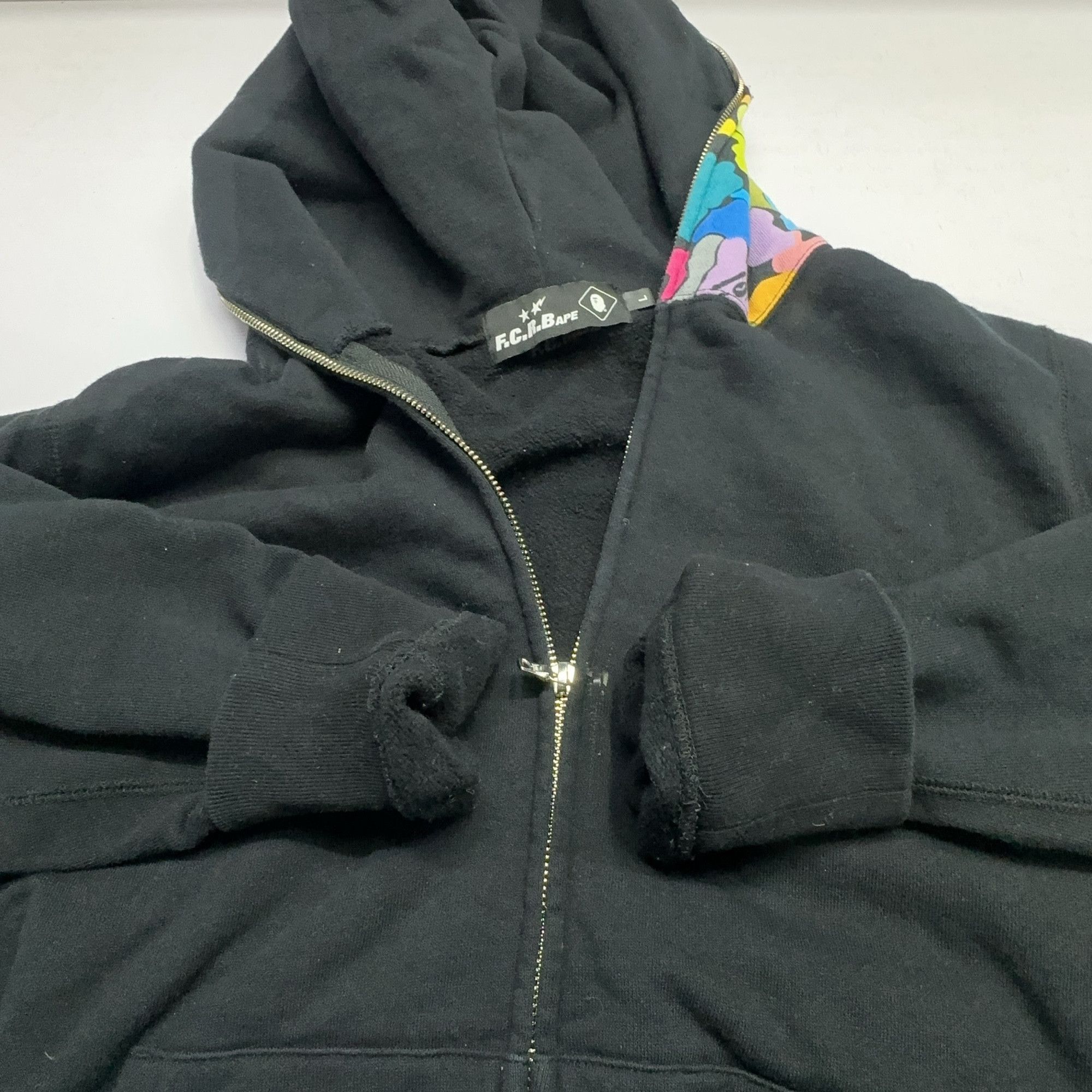 Bape × F.C. Real Bristol A Bathing Ape x F.C. Real Bristol Shark Hoodie Size L Size US L / EU 52-54 / 3 - 9 Thumbnail