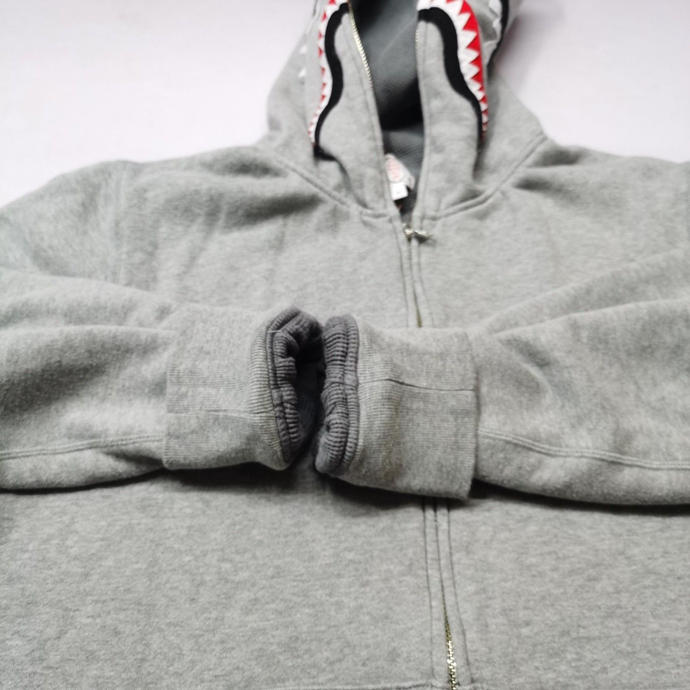 Bape A Bathing Ape Shark Hoodie Size L Size US L / EU 52-54 / 3 - 9 Thumbnail