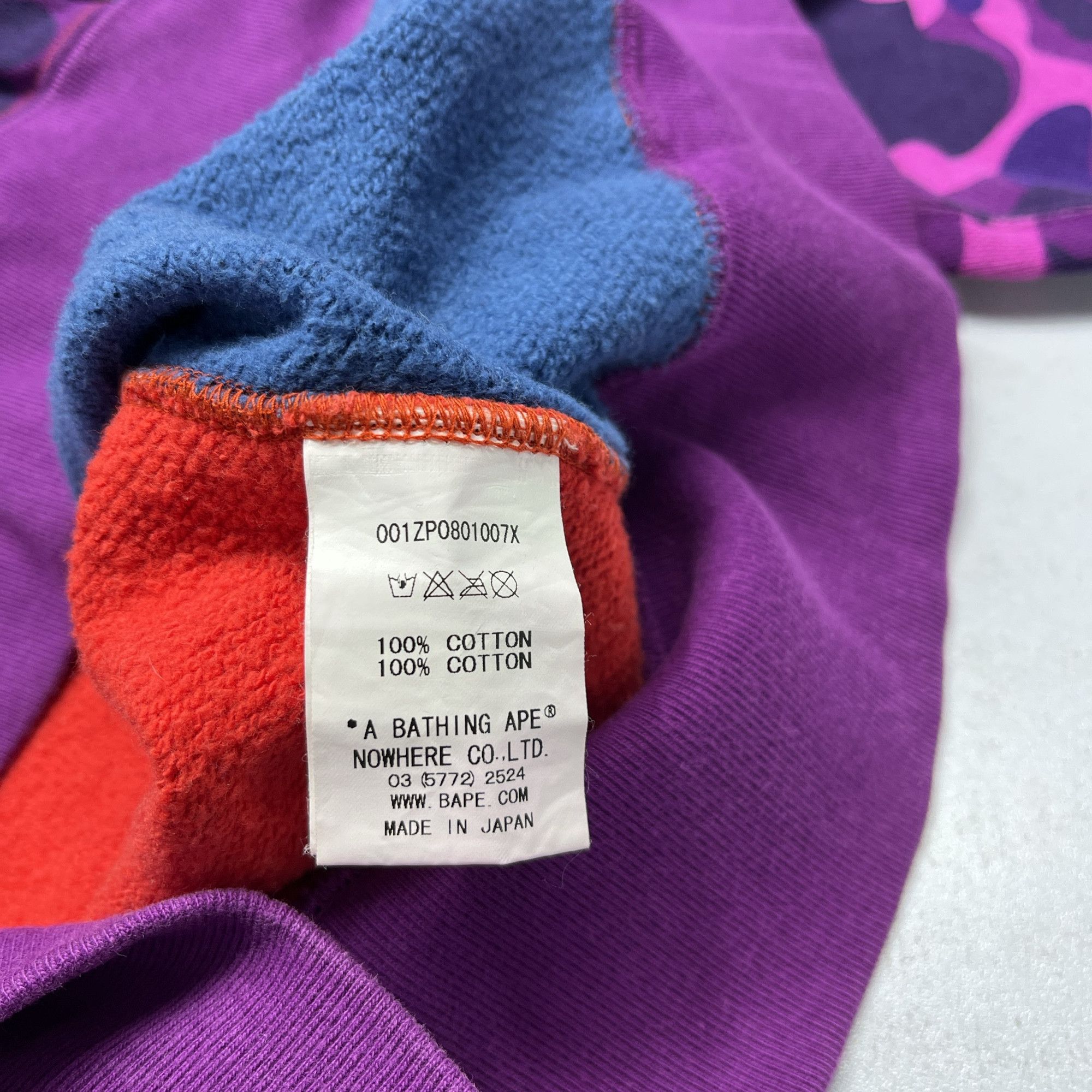 Bape A Bathing Ape Multi-Color Shark Hoodie Size M Size US M / EU 48-50 / 2 - 4 Thumbnail