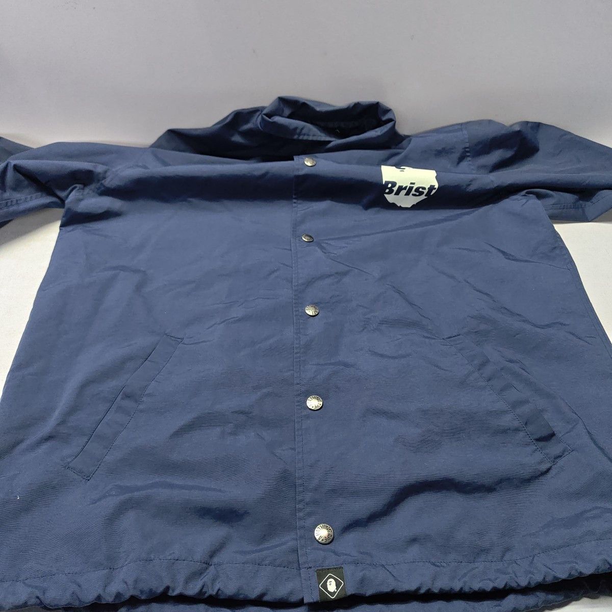 Bape A Bathing Ape x F.C.R.B. Logo Coach Jacket Size L Size US L / EU 52-54 / 3 - 10 Thumbnail