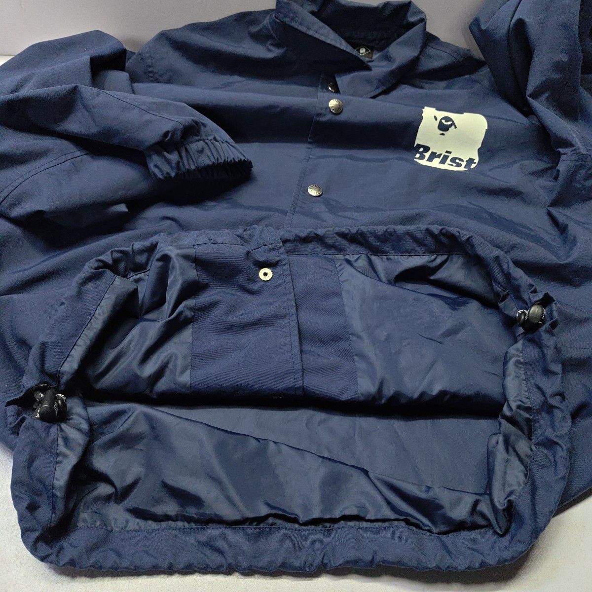 Bape A Bathing Ape x F.C.R.B. Logo Coach Jacket Size L Size US L / EU 52-54 / 3 - 13 Thumbnail