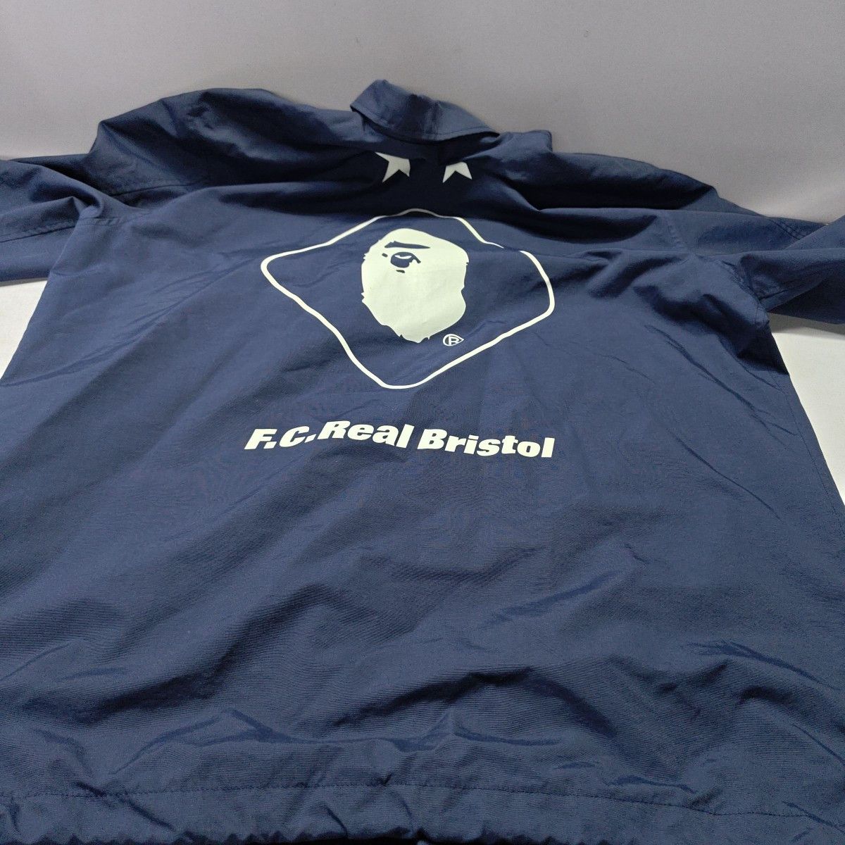 Bape A Bathing Ape x F.C.R.B. Logo Coach Jacket Size L Size US L / EU 52-54 / 3 - 15 Thumbnail