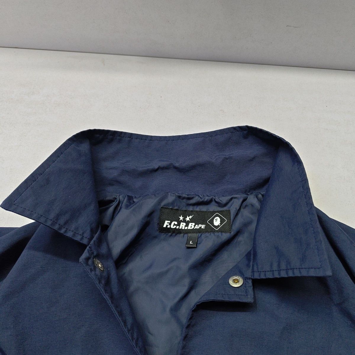 Bape A Bathing Ape x F.C.R.B. Logo Coach Jacket Size L Size US L / EU 52-54 / 3 - 7 Thumbnail