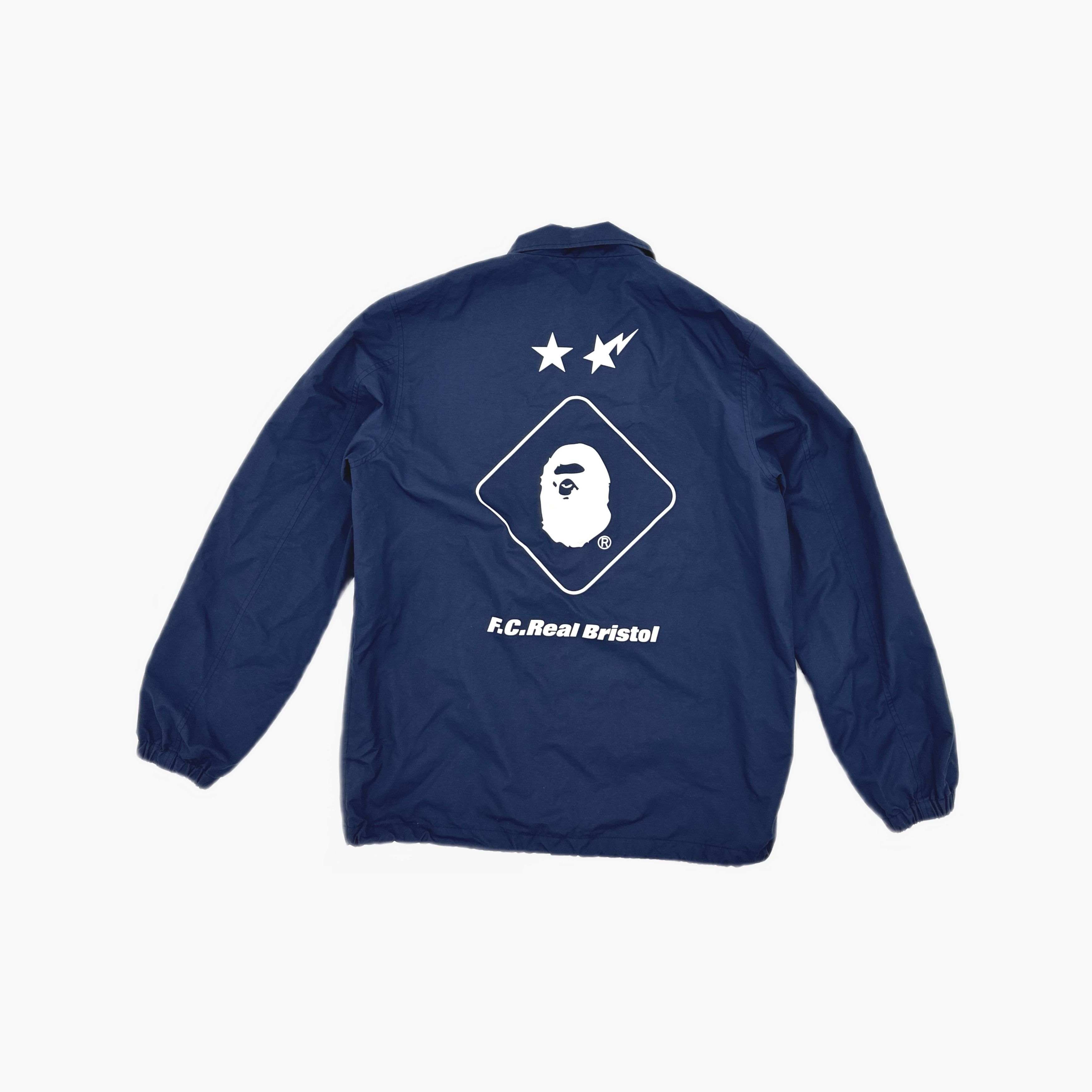 Bape A Bathing Ape x F.C.R.B. Logo Coach Jacket Size L Size US L / EU 52-54 / 3 - 2 Thumbnail