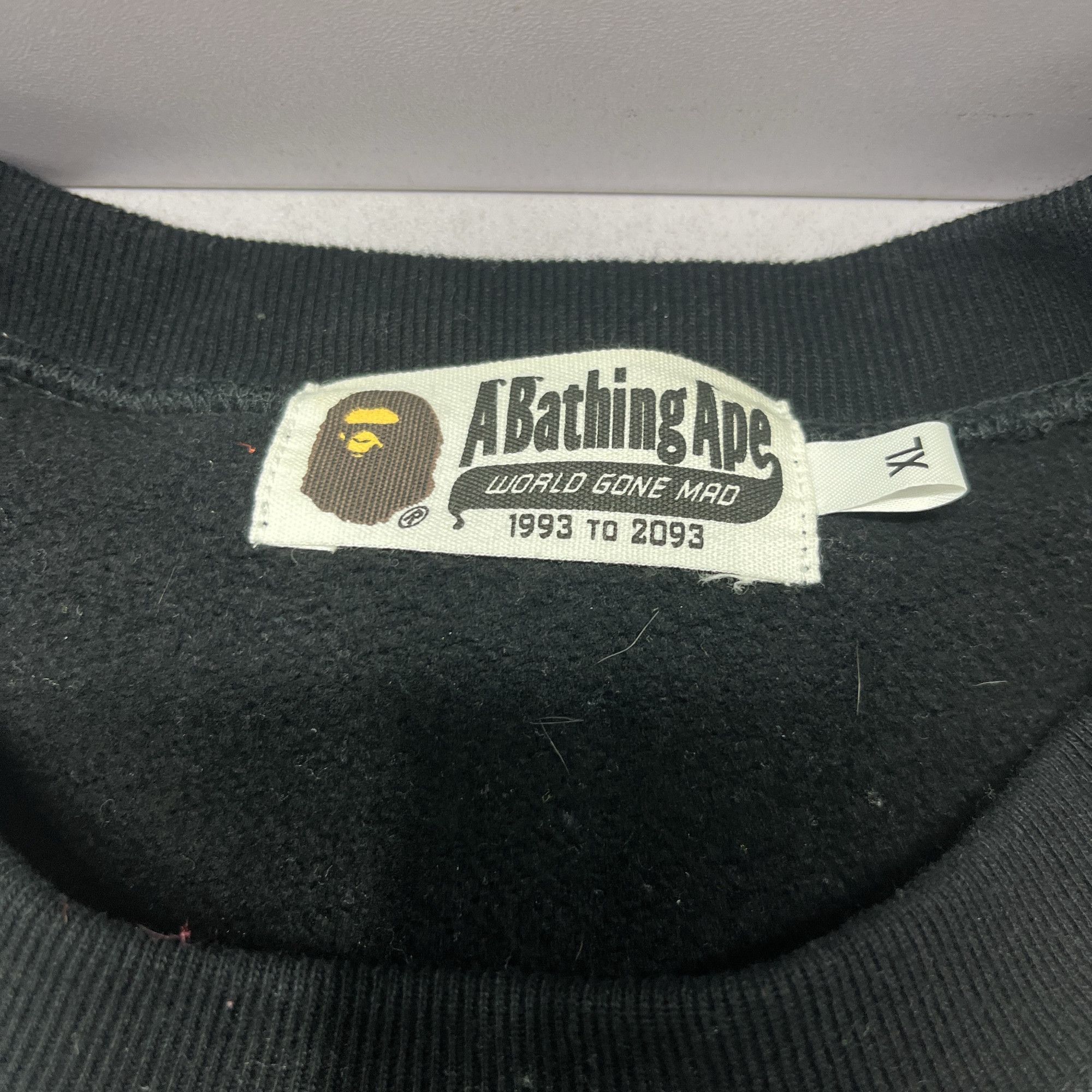 Bape A Bathing Ape Camo Sleeve Shark Sweatshirt XL Size US XL / EU 56 / 4 - 3 Thumbnail
