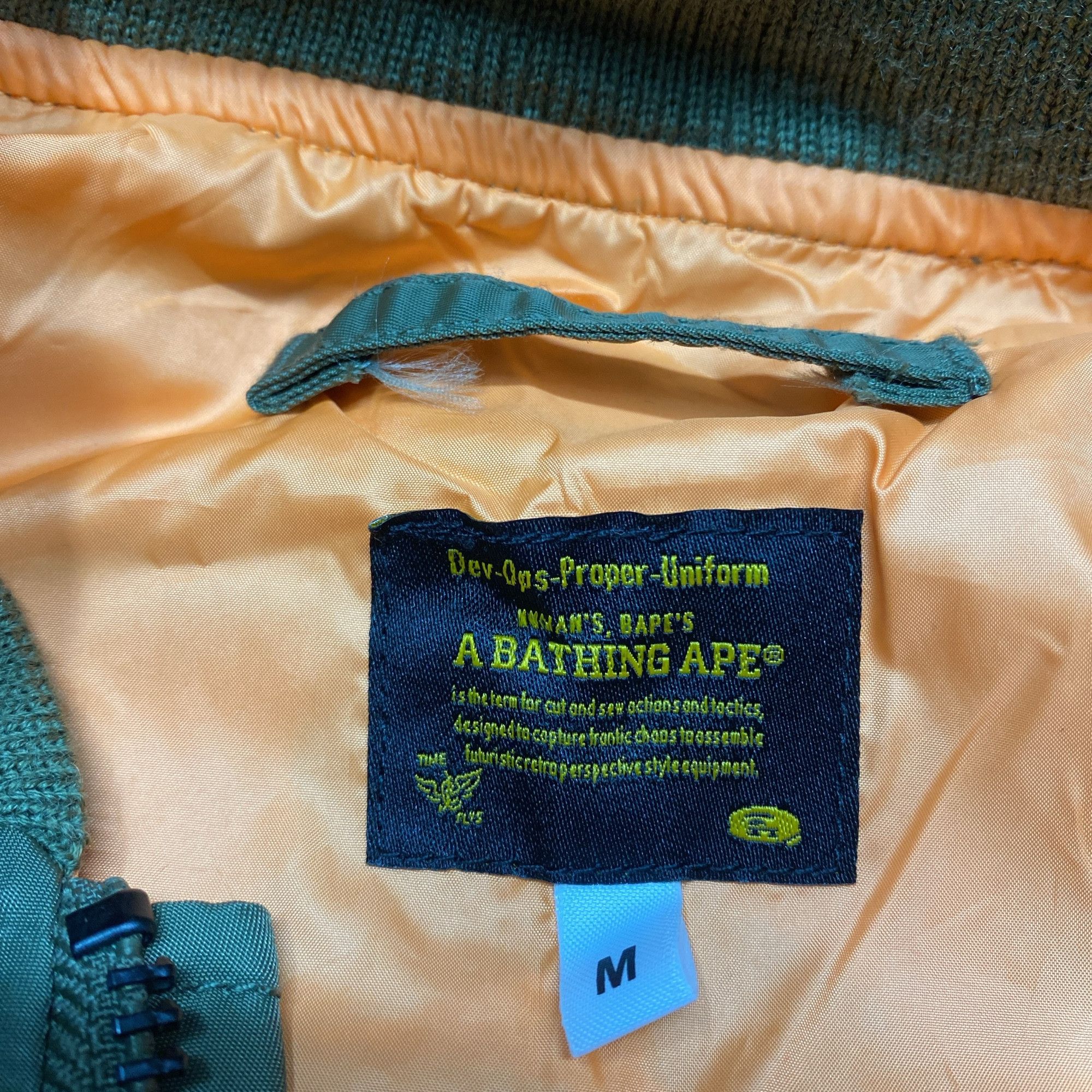 Bape A Bathing Ape Camo Logo Bomber Jacket Size M Size US M / EU 48-50 / 2 - 3 Thumbnail
