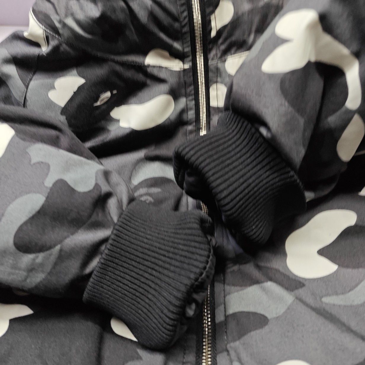 Bape A BATHING APE Camo Down Jacket Size L Size US L / EU 52-54 / 3 - 11 Thumbnail