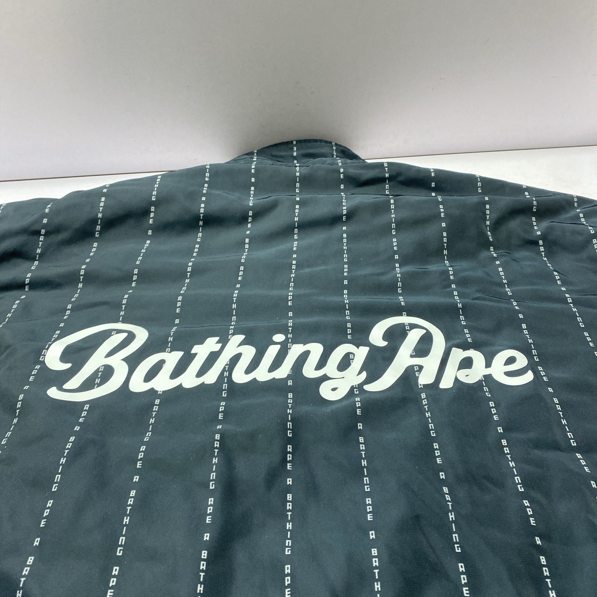 Bape A Bathing Ape Pinstripe Logo Coach Jacket XL Size US XL / EU 56 / 4 - 5 Thumbnail