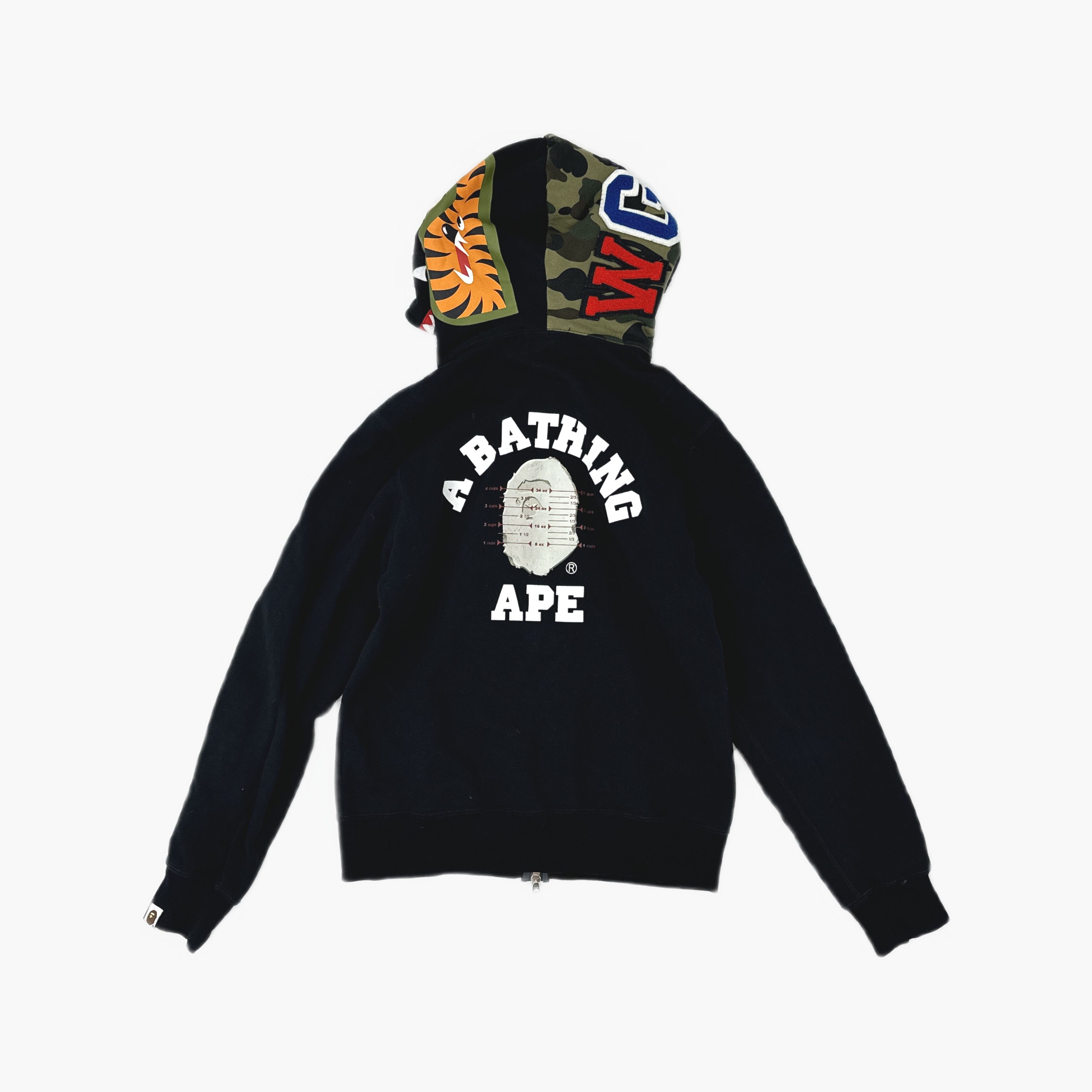 Bape A Bathing Ape Camo Shark Full Zip Hoodie Size M Size US M / EU 48-50 / 2 - 2 Thumbnail