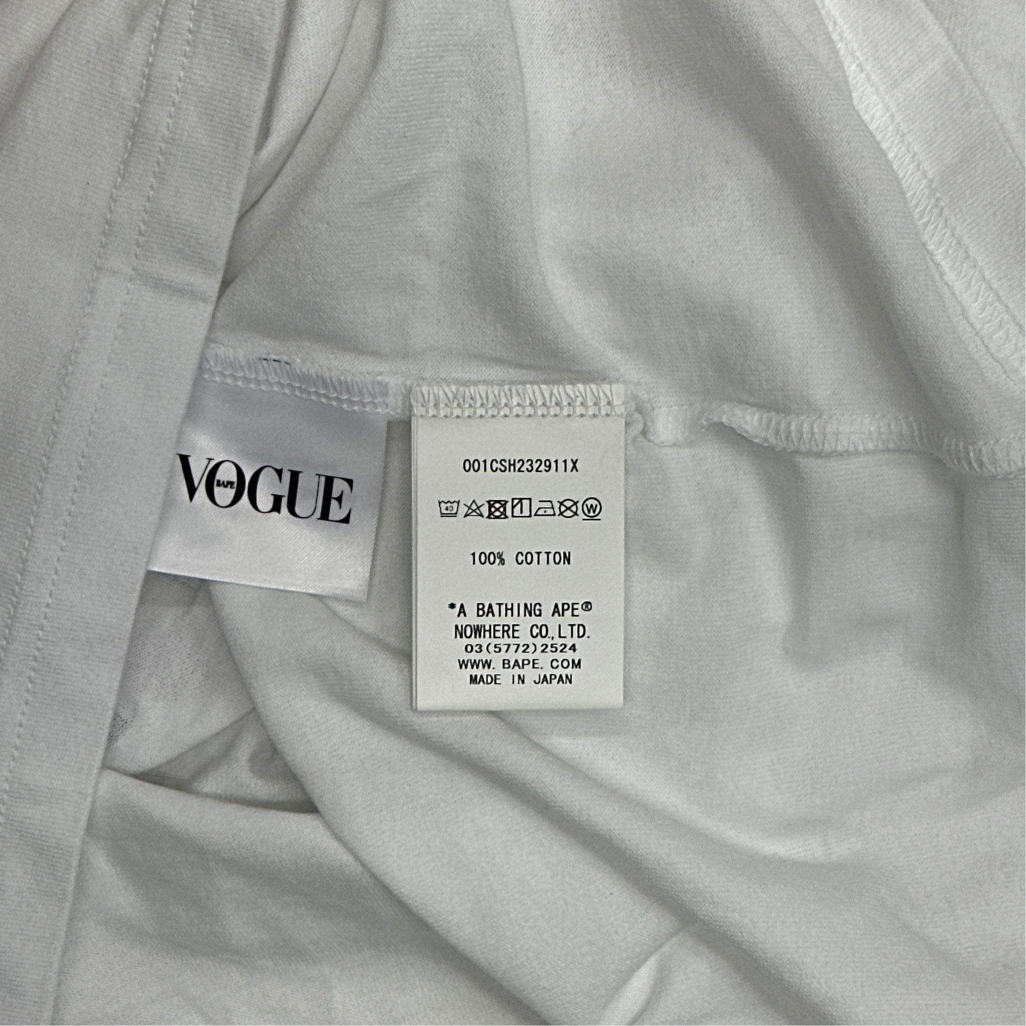 Bape A BATHING APE x VOGUE Camo Logo T-Shirt Size XL Size US XL / EU 56 / 4 - 2 Thumbnail