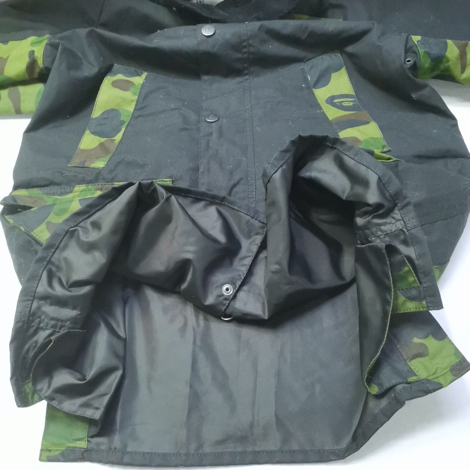 Bape A Bathing Ape x Barbour Camo Panel Jacket Size M Size US M / EU 48-50 / 2 - 12 Thumbnail