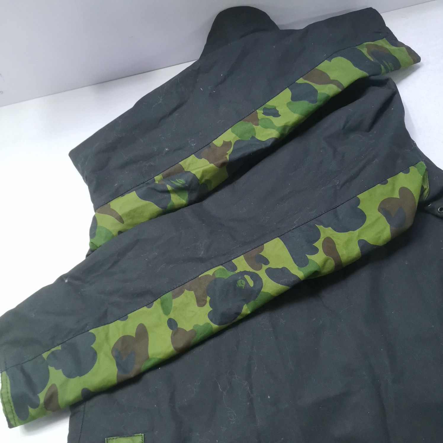 Bape A Bathing Ape x Barbour Camo Panel Jacket Size M Size US M / EU 48-50 / 2 - 8 Thumbnail