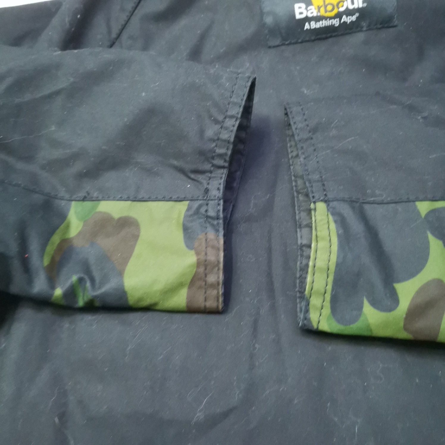 Bape A Bathing Ape x Barbour Camo Panel Jacket Size M Size US M / EU 48-50 / 2 - 9 Thumbnail