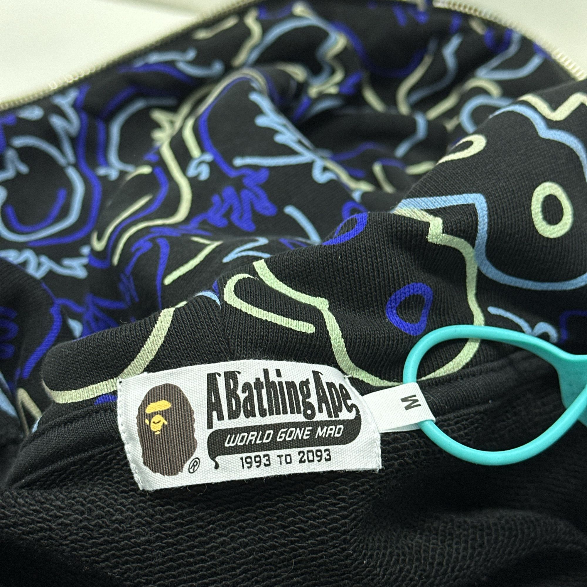 Bape A Bathing Ape Camo Shark Full Zip Hoodie Size M Size US M / EU 48-50 / 2 - 3 Thumbnail