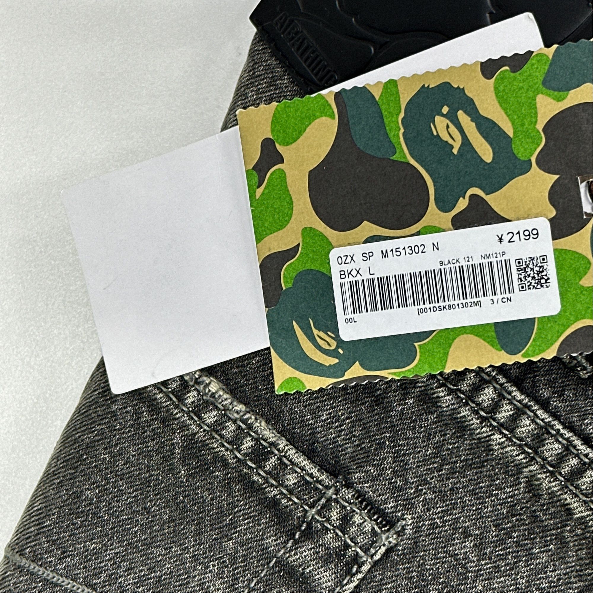 Bape A BATHING APE Star Print Denim Shorts L Size US 34 / EU 50 - 4 Thumbnail