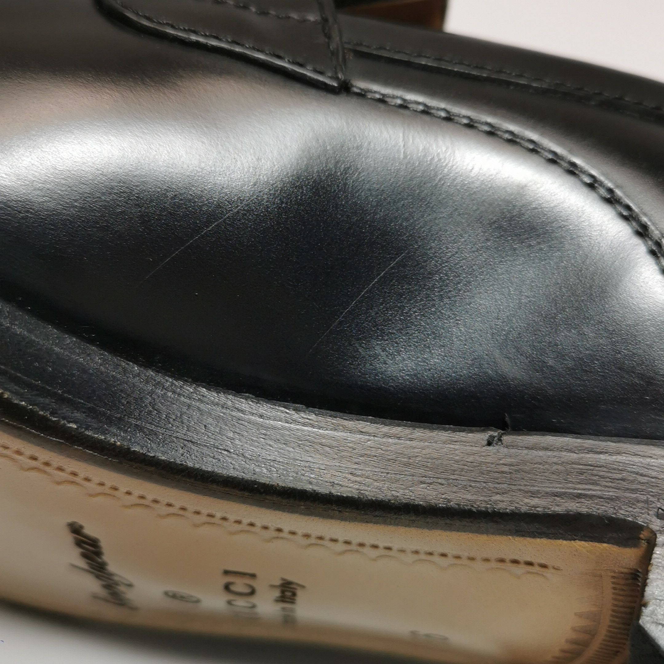 Gucci Gucci Men 7 Leather Size US 7 / EU 40 - 10 Thumbnail