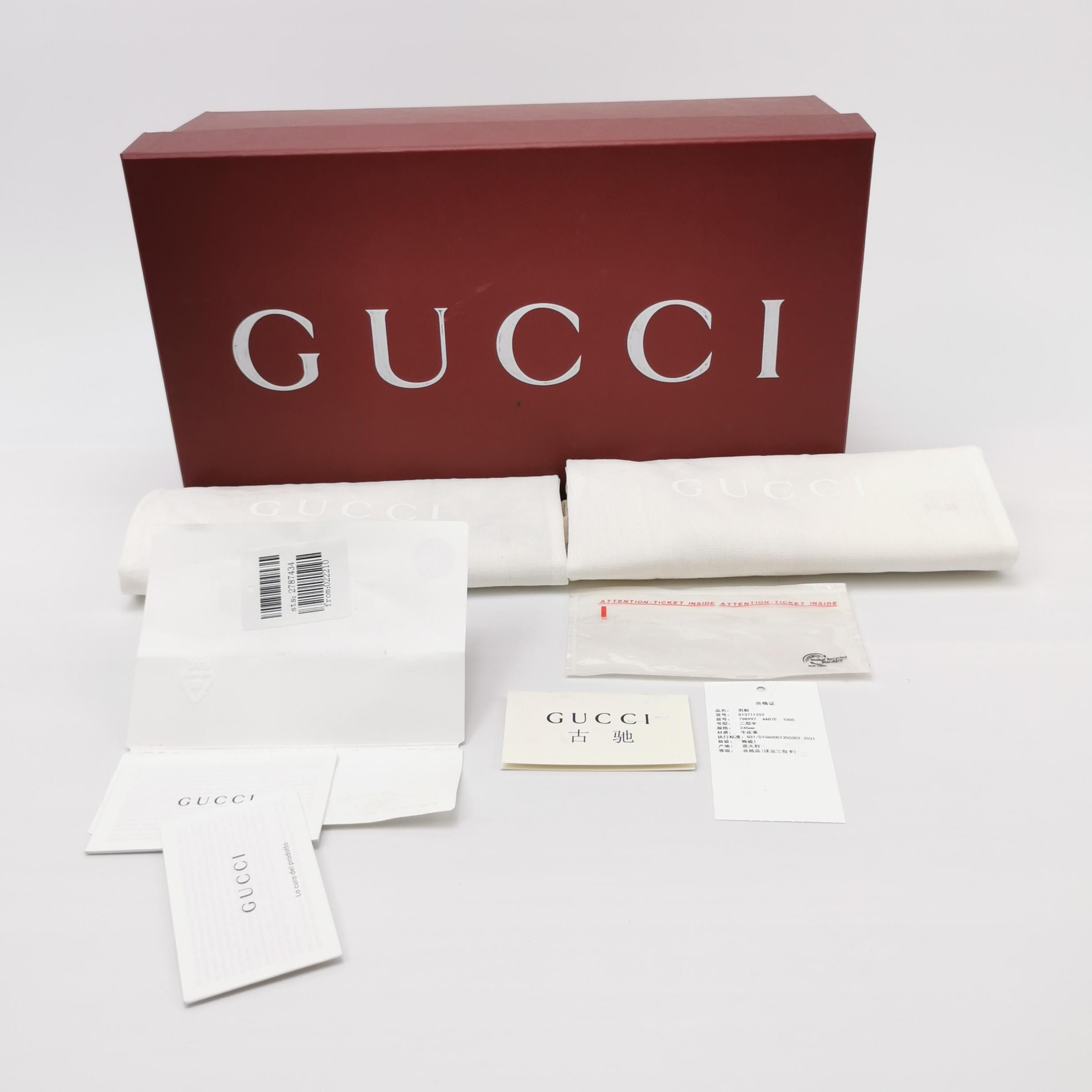 Gucci Gucci Men 7 Leather Size US 7 / EU 40 - 6 Thumbnail
