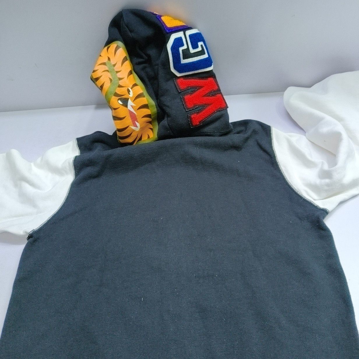 Bape BAPE Colorblock Shark Full-Zip Hoodie Size L Size US L / EU 52-54 / 3 - 5 Thumbnail
