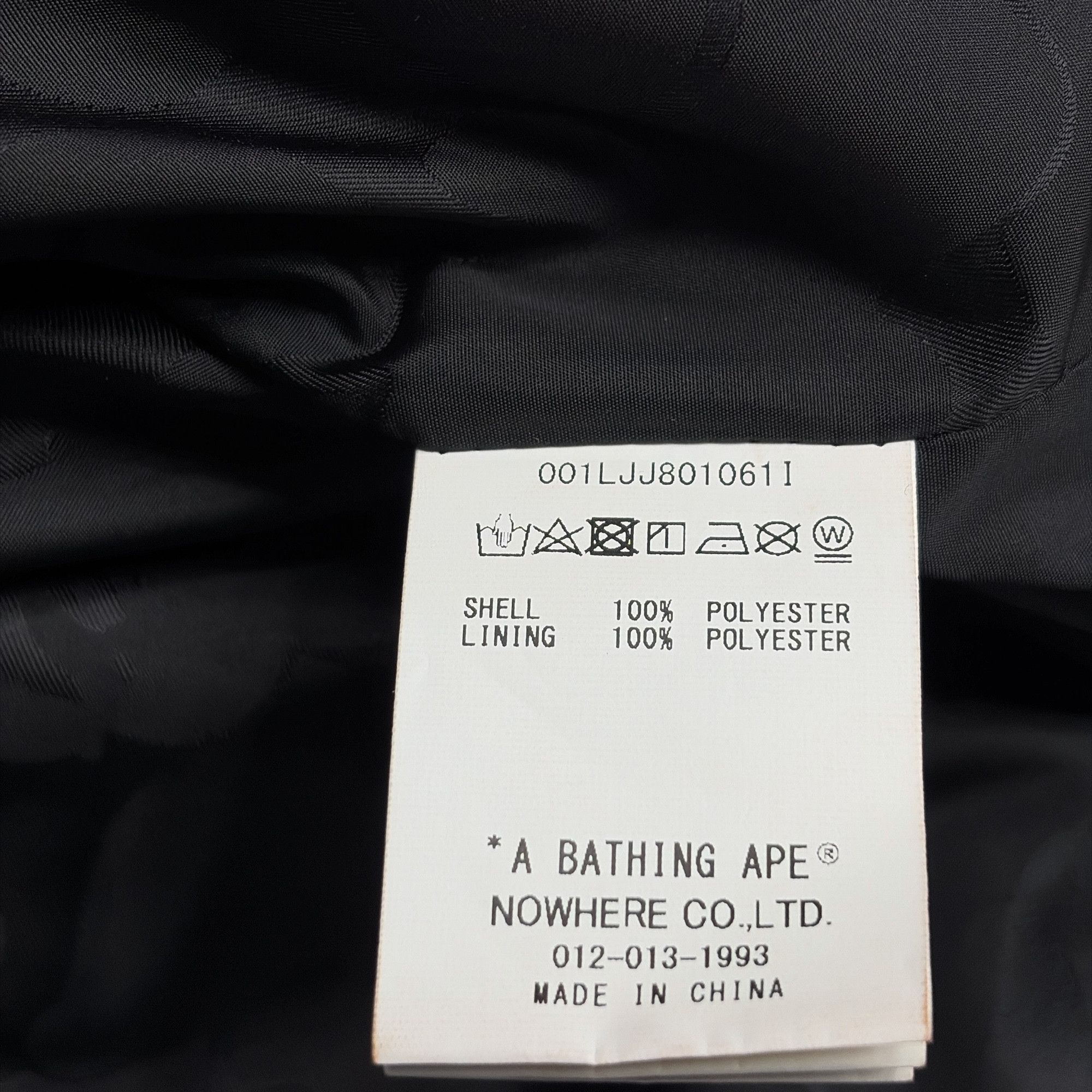 Bape A BATHING APE Monogram Lightweight Jacket Size S Size US S / EU 44-46 / 1 - 3 Thumbnail