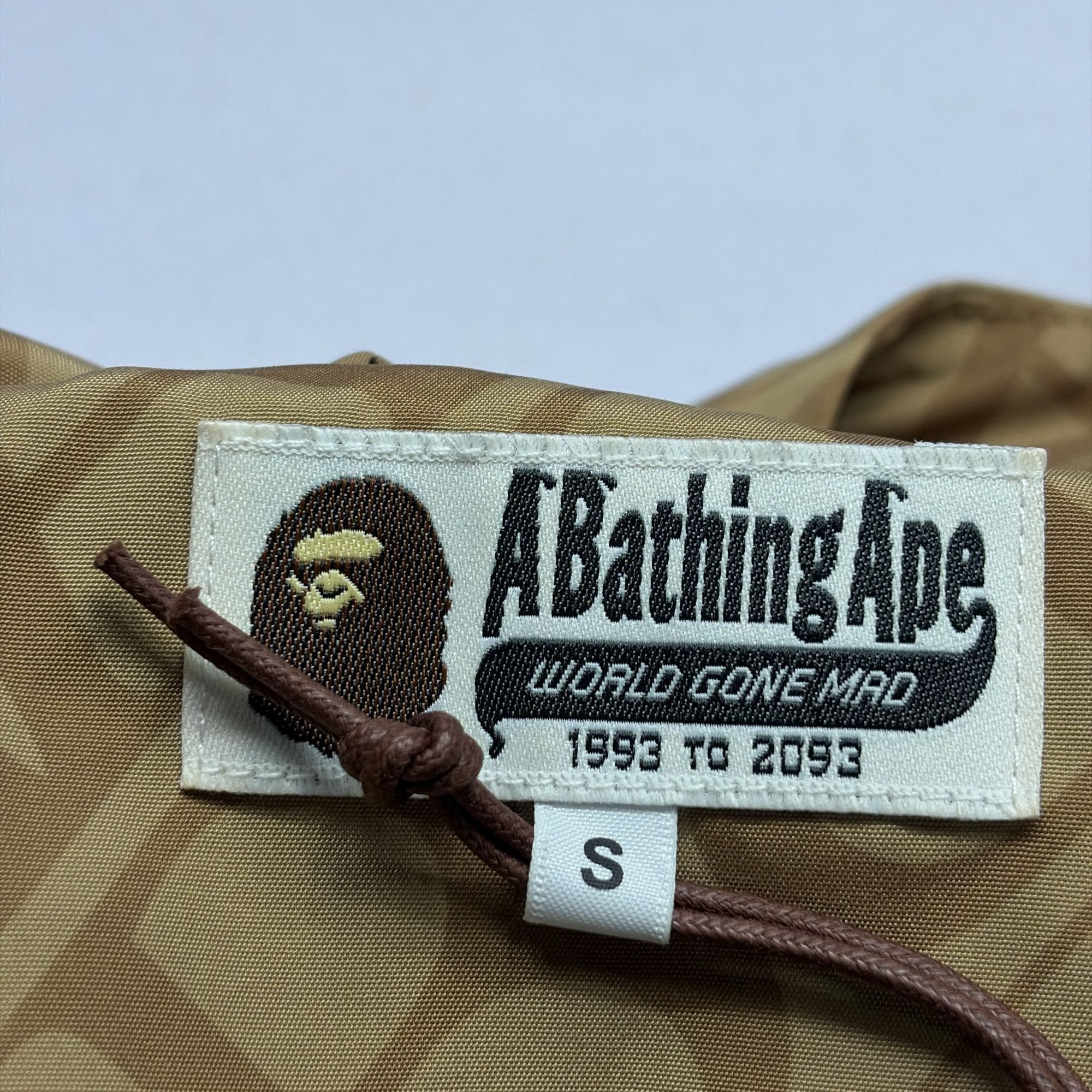 Bape A BATHING APE Monogram Lightweight Jacket Size S Size US S / EU 44-46 / 1 - 4 Thumbnail